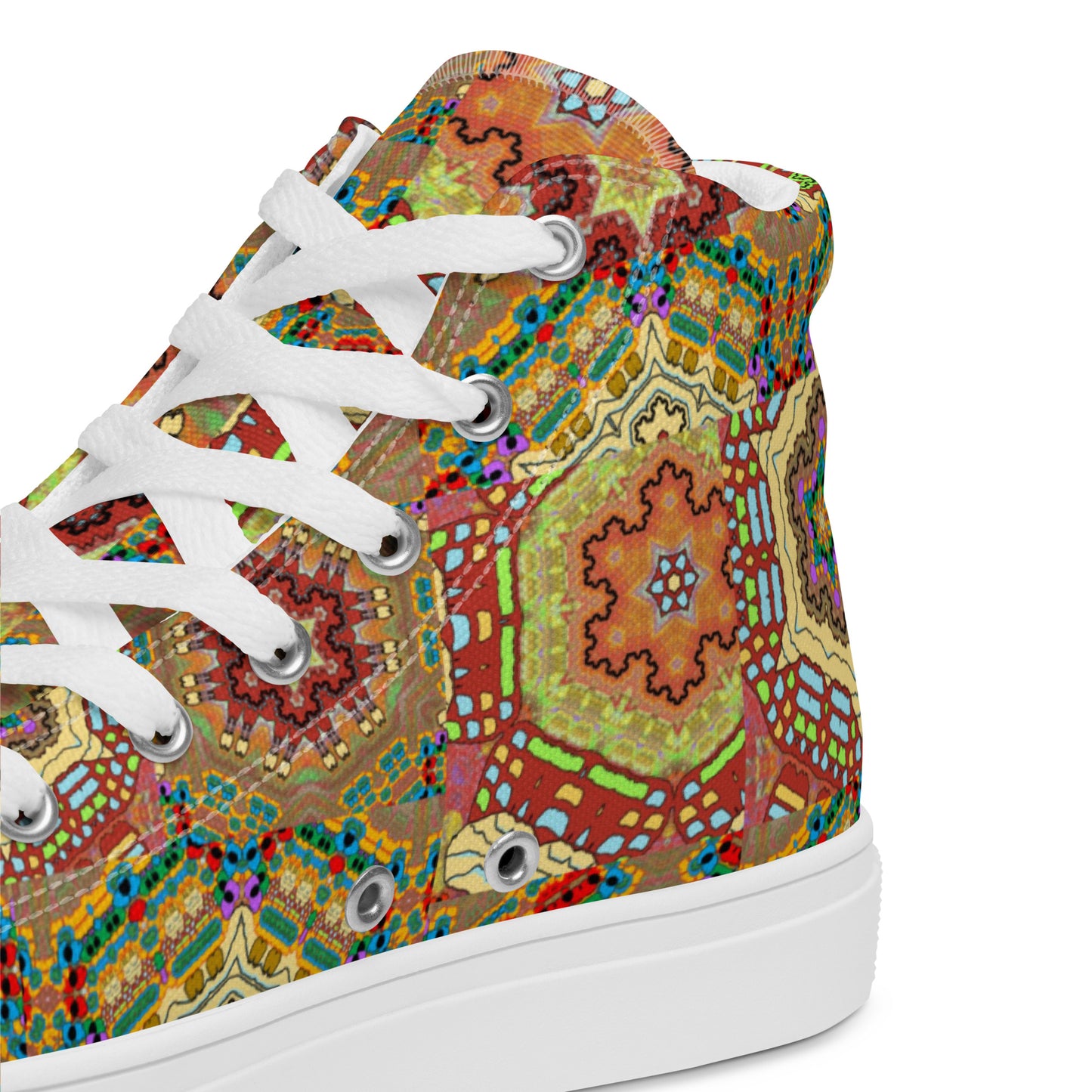 Women’s high top canvas shoes