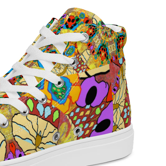 Women’s high top canvas shoes