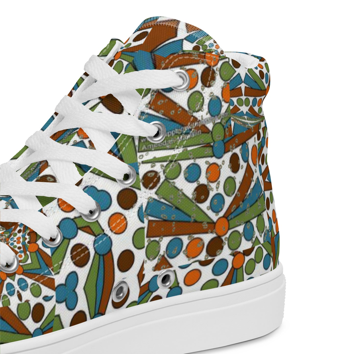 Women’s high top canvas shoes