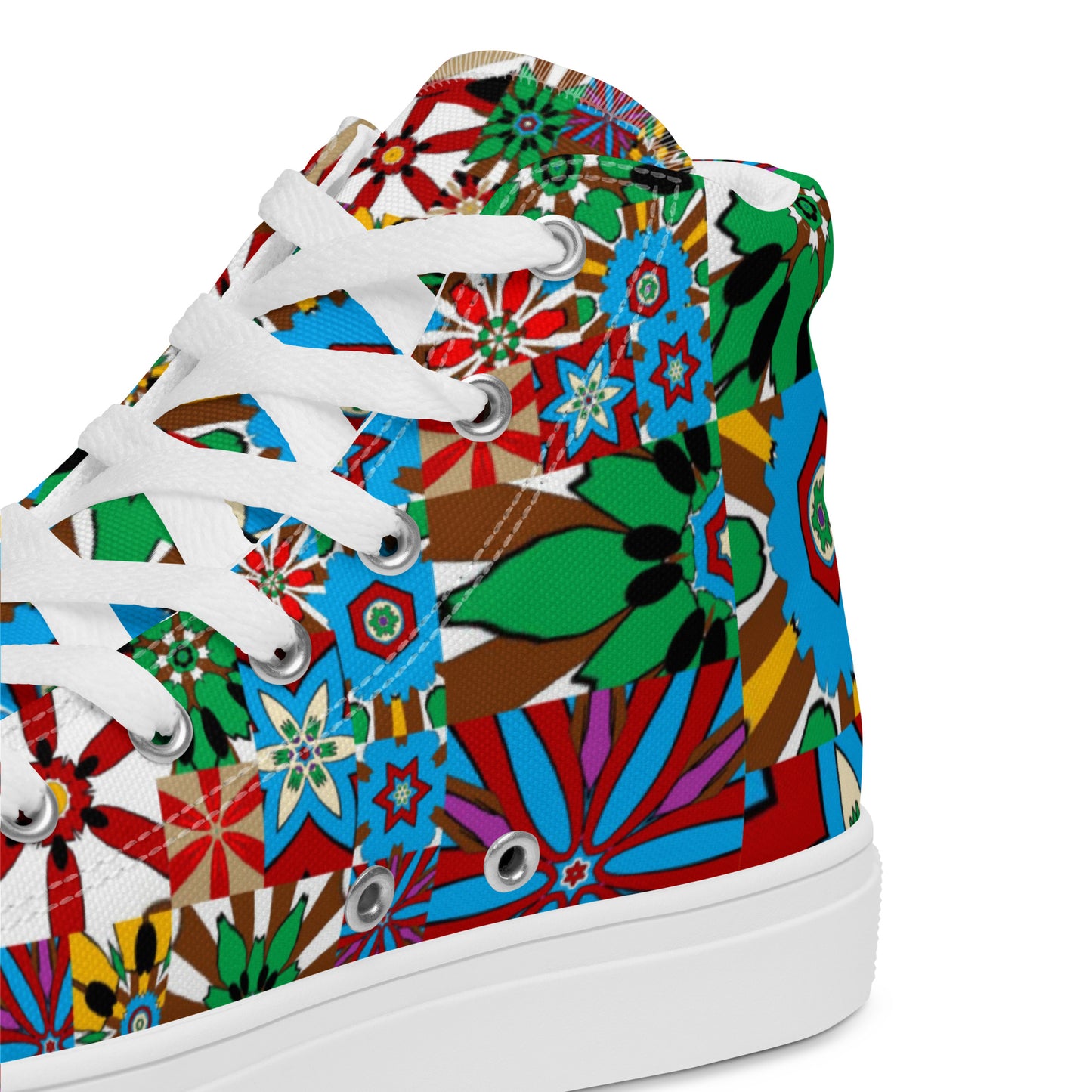 Women’s high top canvas shoes