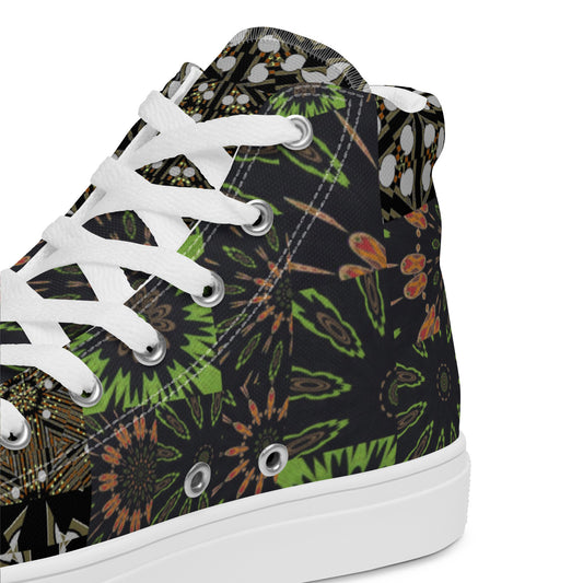 Women’s high top canvas shoes