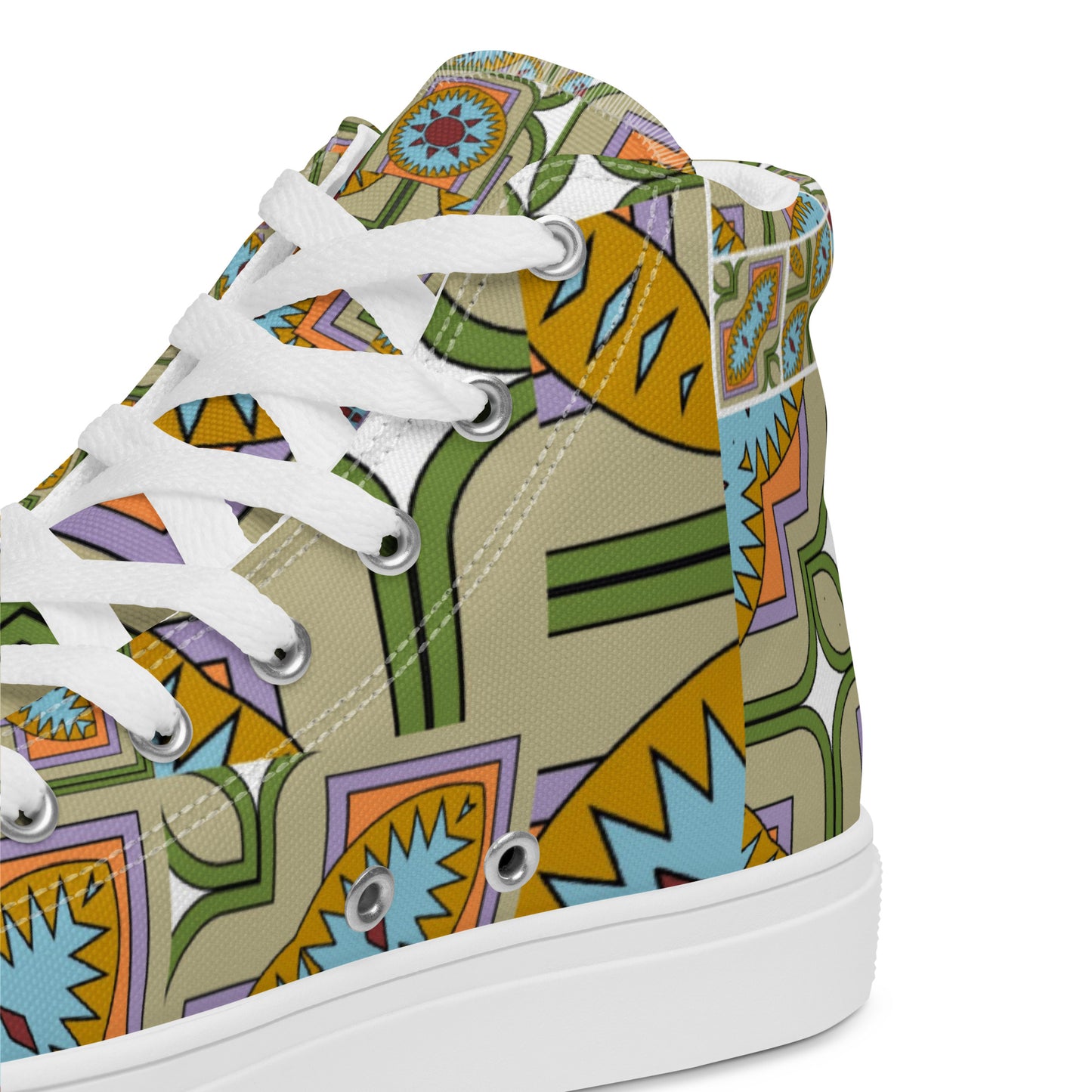 Women’s high top canvas shoes