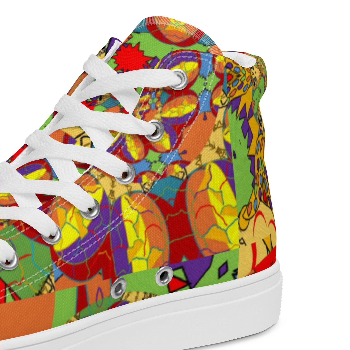 Women’s high top canvas shoes