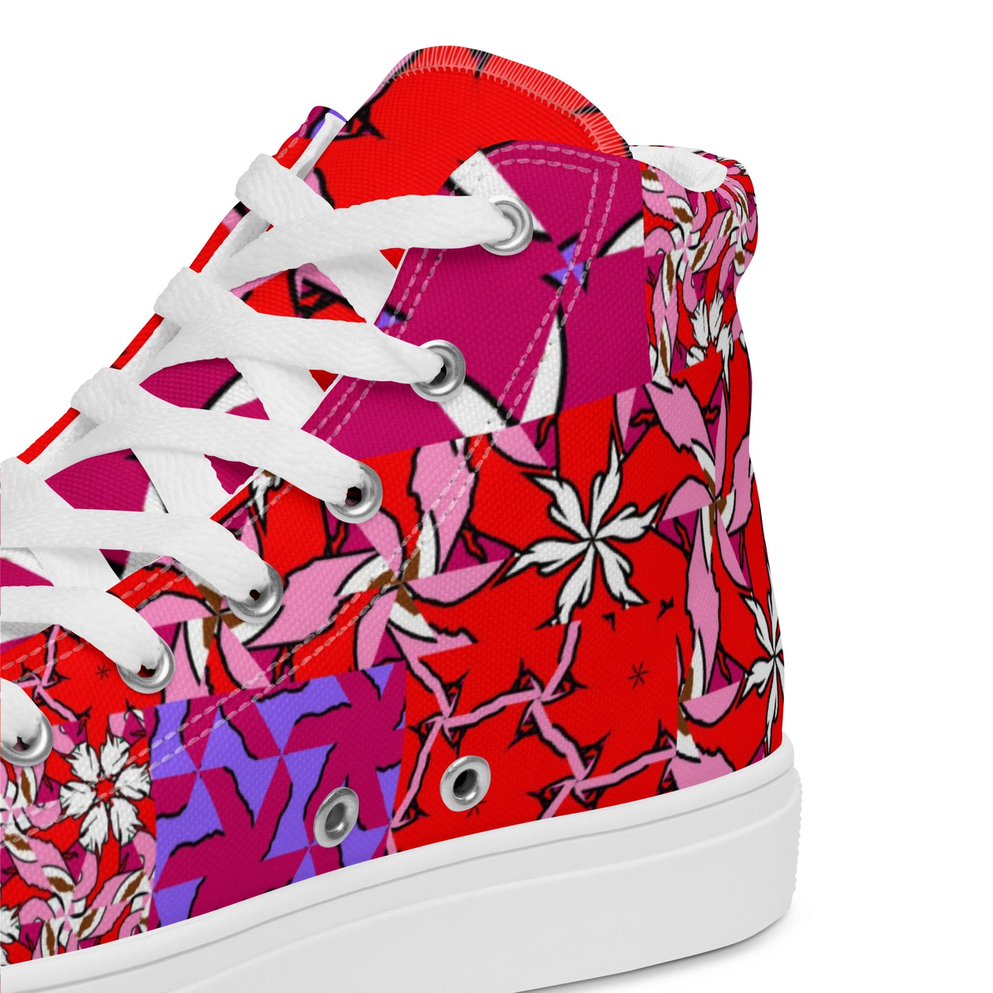 Women’s high top canvas shoes