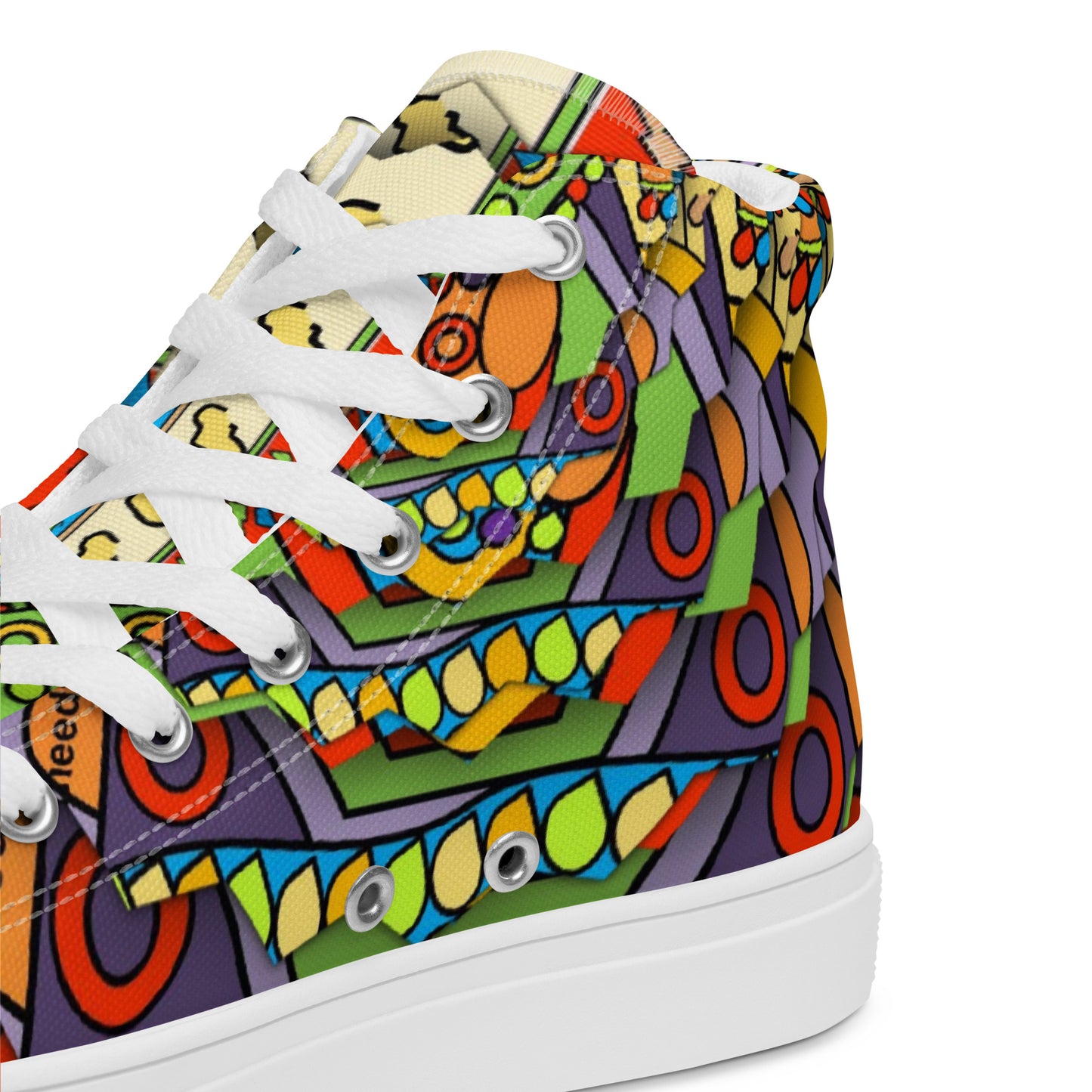 Women’s high top canvas shoes