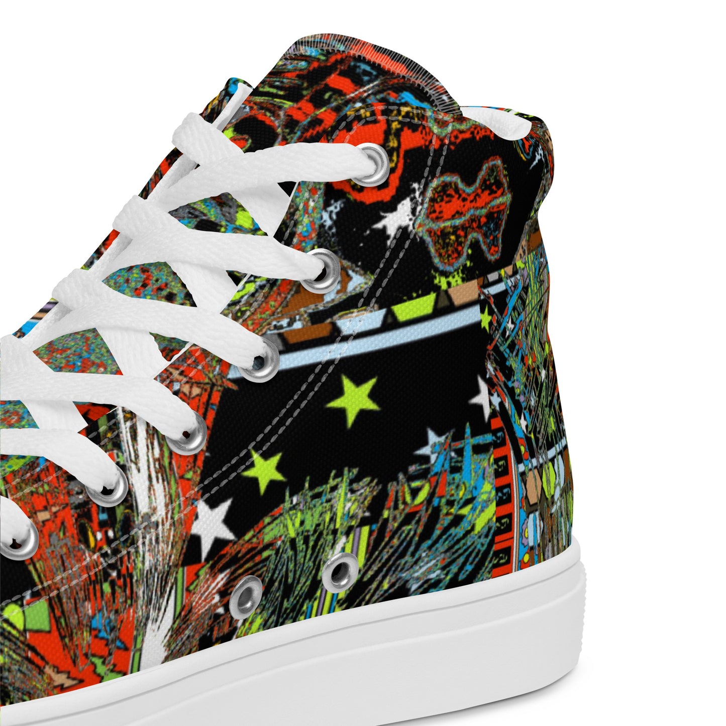 Women’s high top canvas shoes