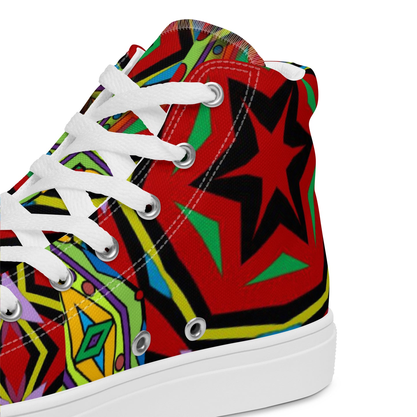 Women’s high top canvas shoes