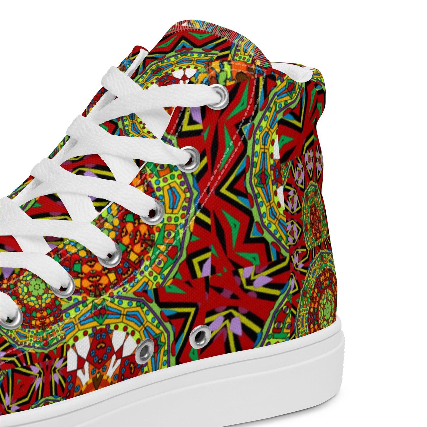 Women’s high top canvas shoes