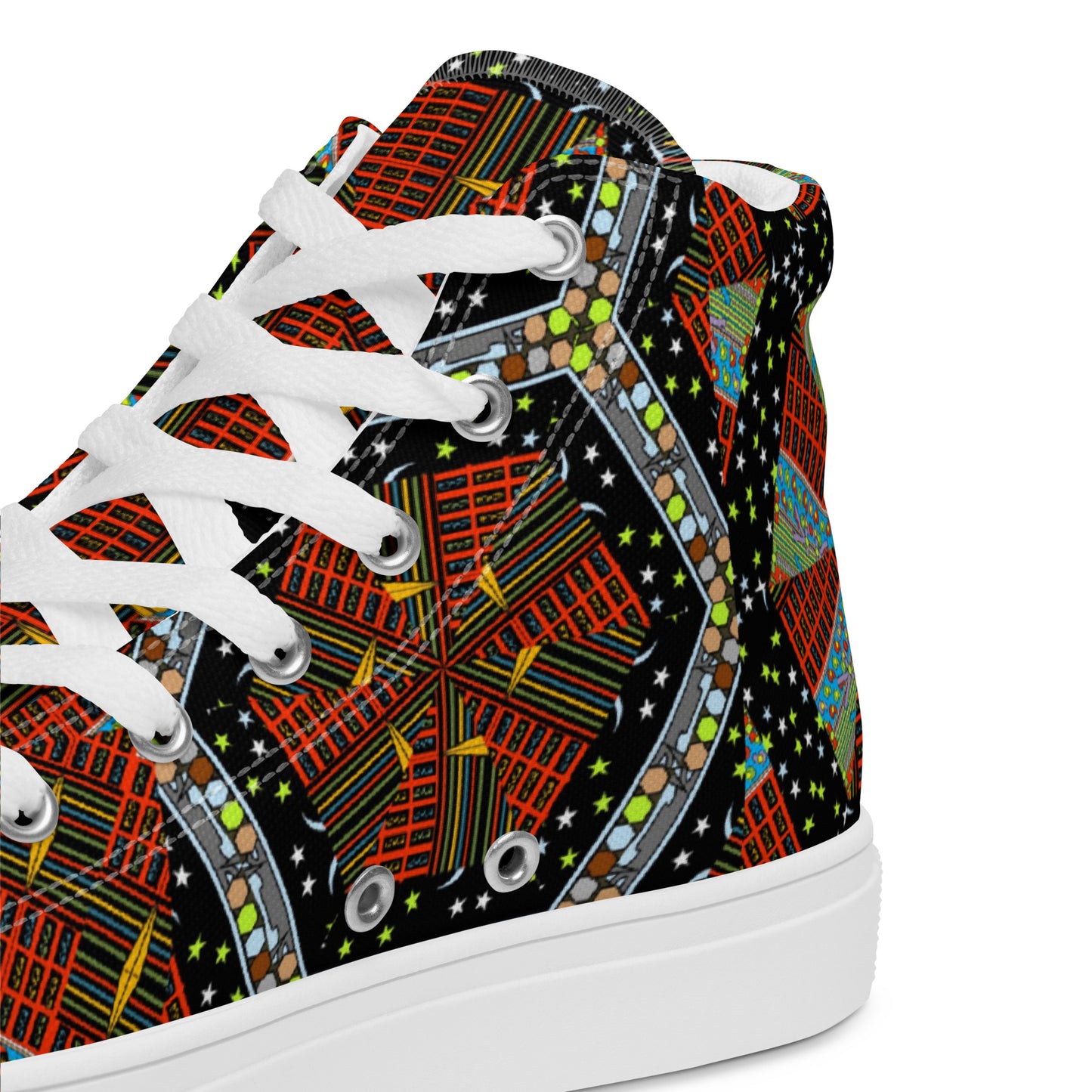 Women’s high top canvas shoes