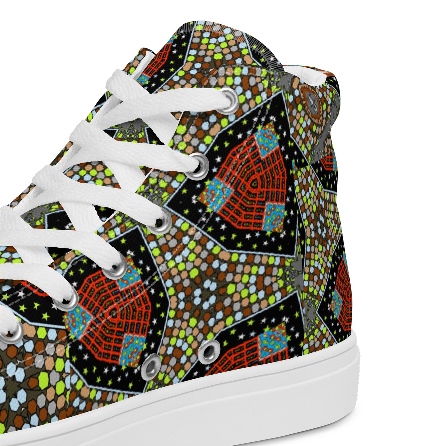 Women’s high top canvas shoes