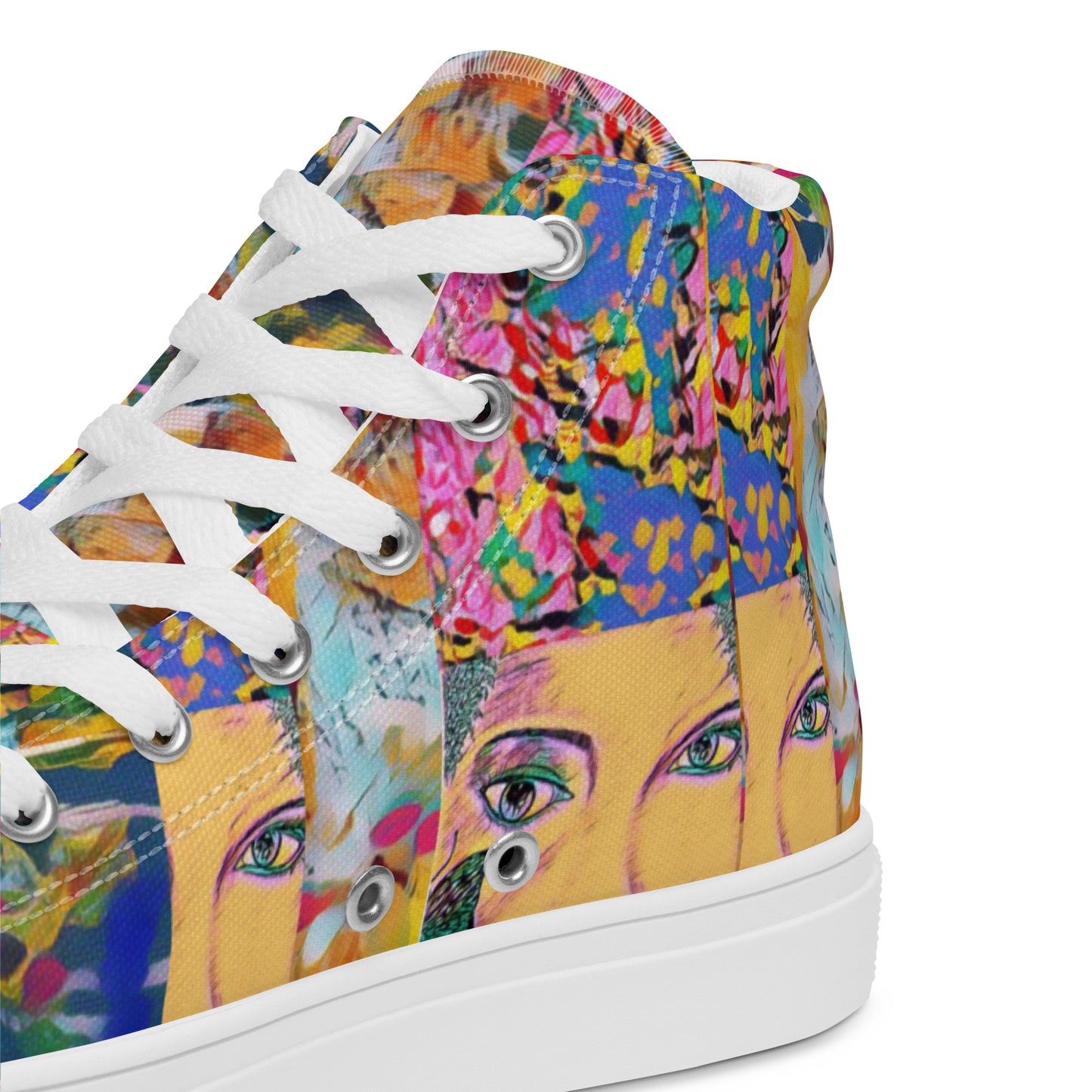 Women’s high top canvas shoes