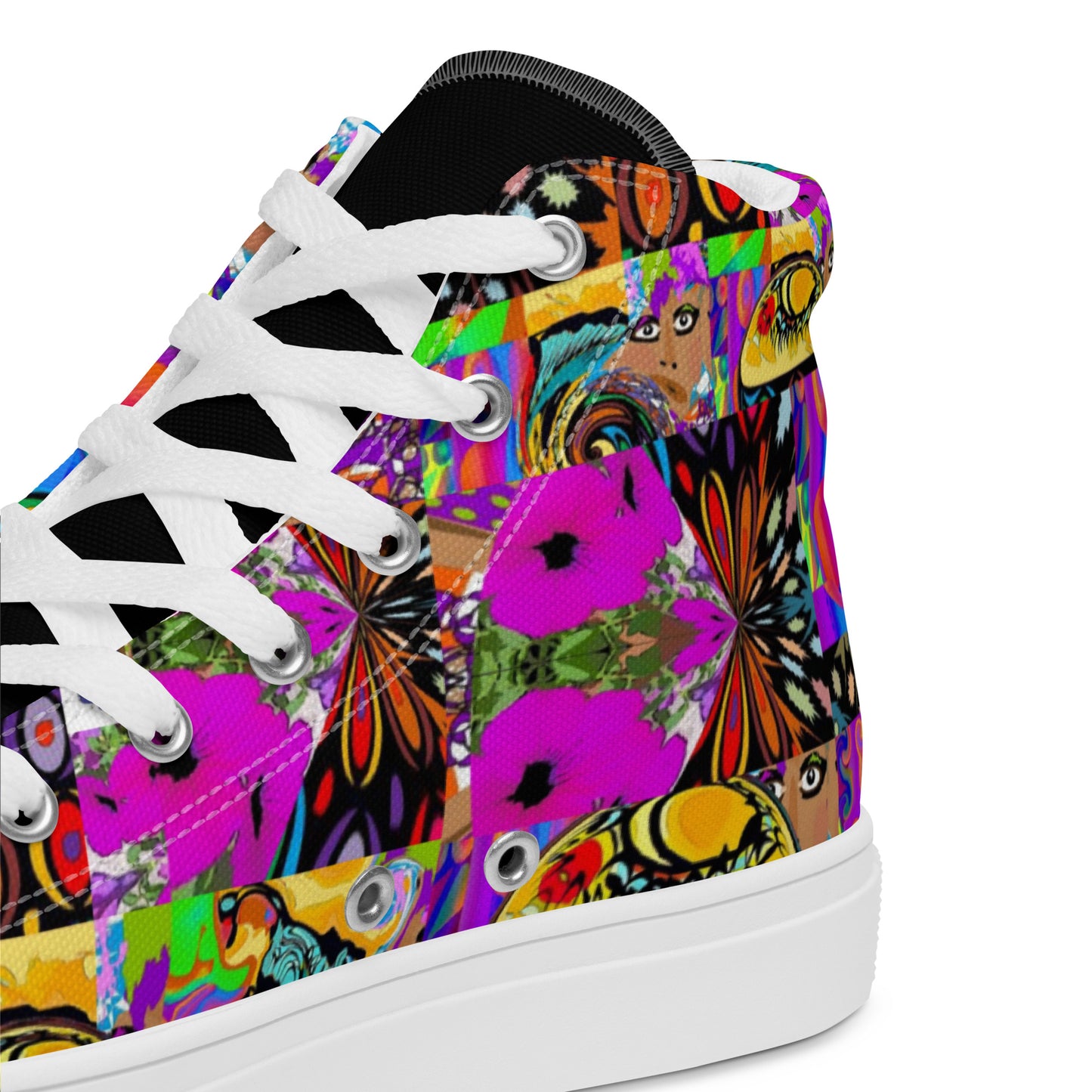 Women’s high top canvas shoes