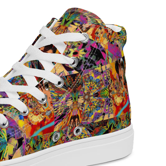 Women’s high top canvas shoes