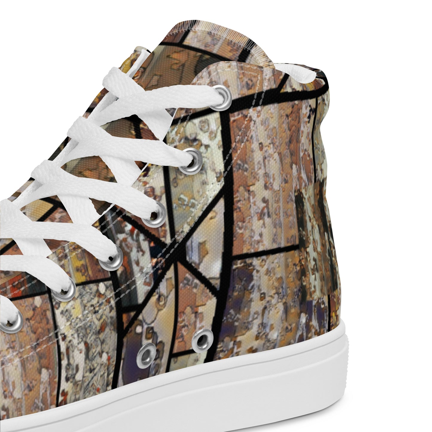 Women’s high top canvas shoes