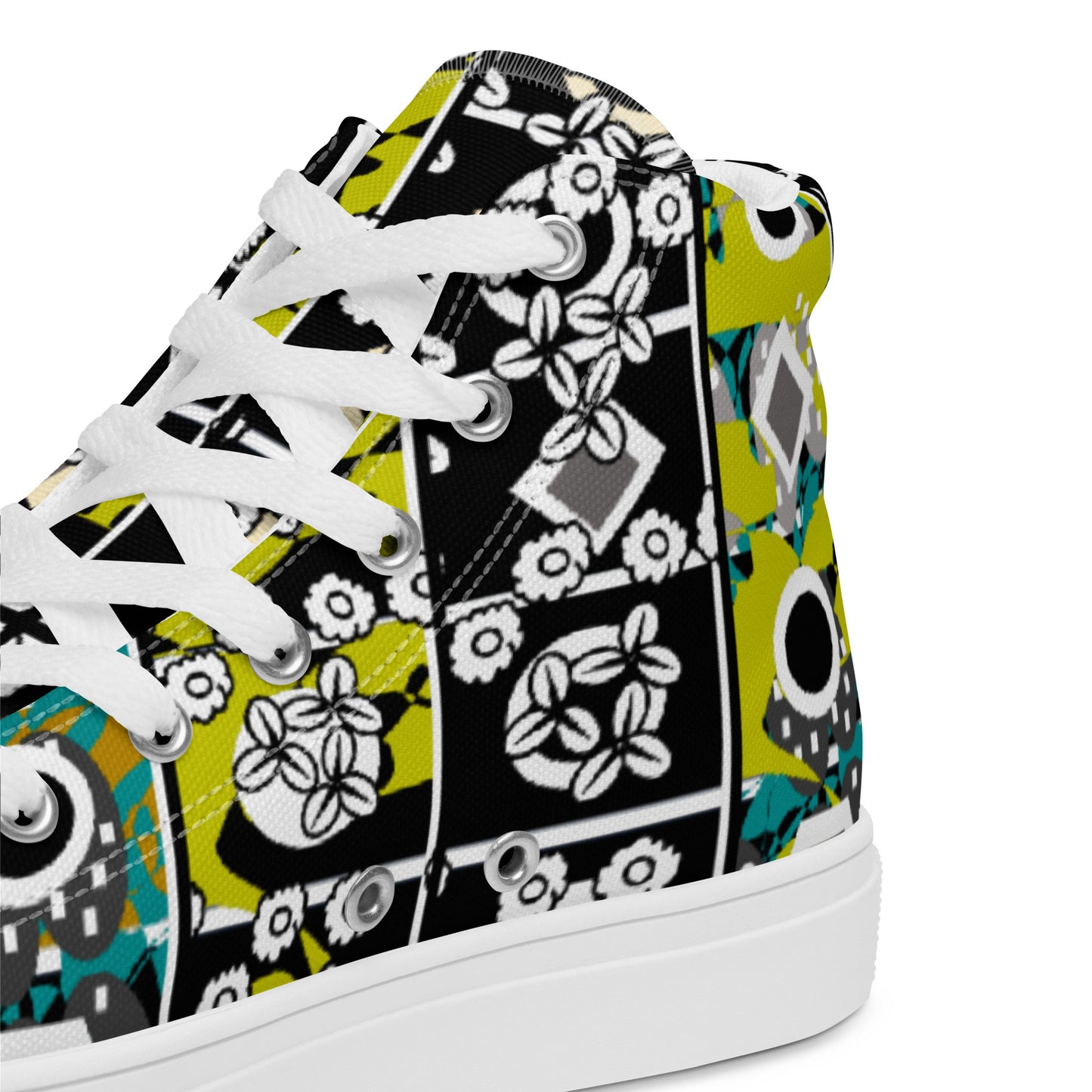 Women’s high top canvas shoes