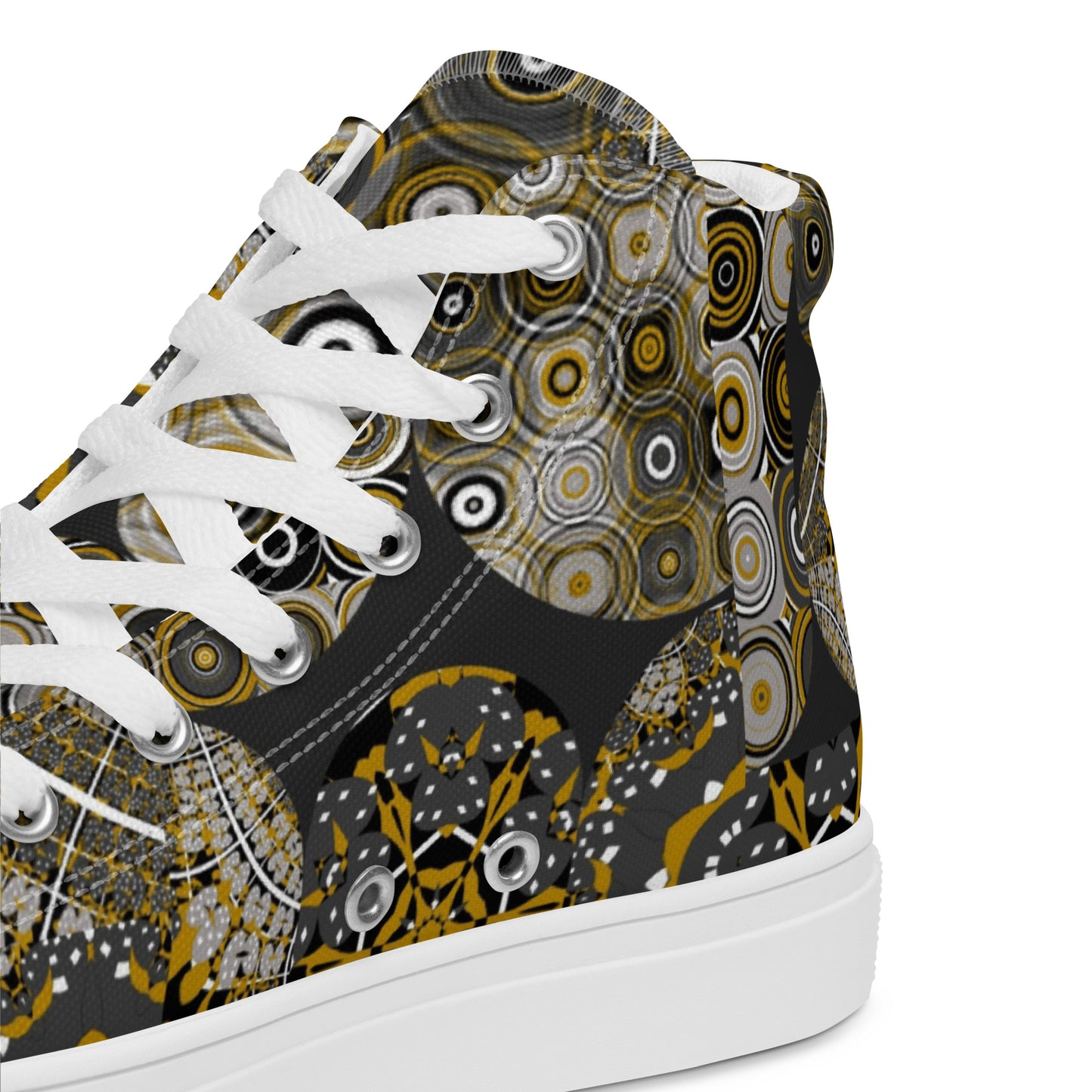 Women’s high top canvas shoes