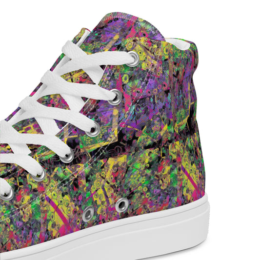 Women’s high top canvas shoes