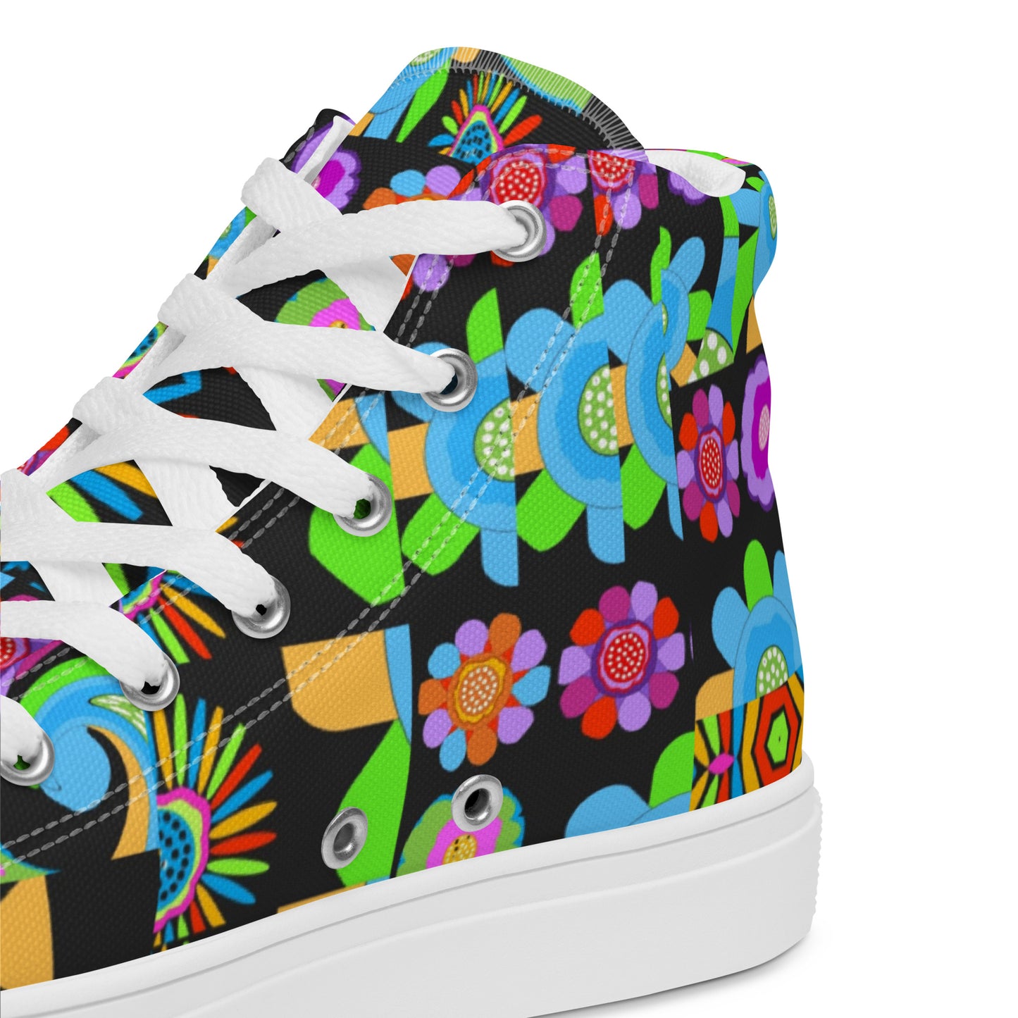 Women’s high top canvas shoes