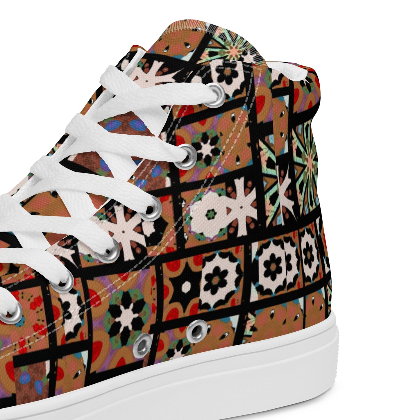 Women’s high top canvas shoes