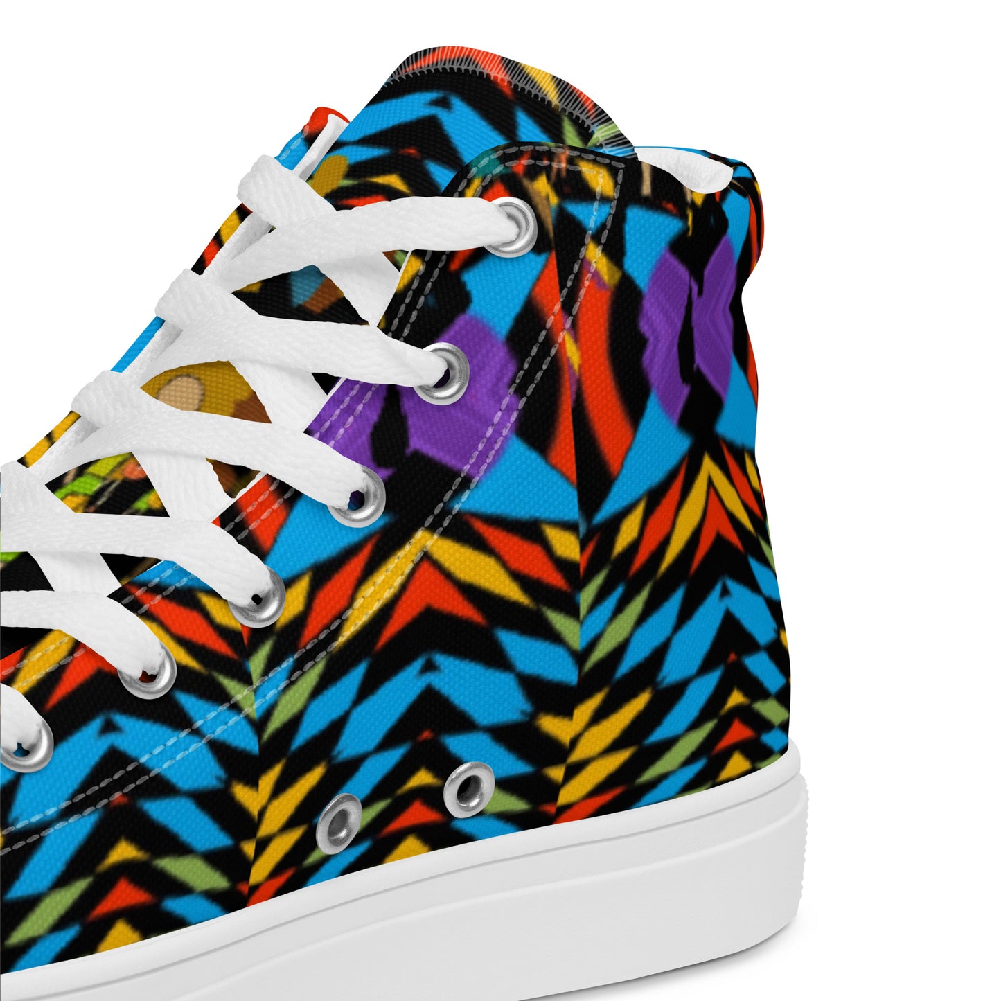 Women’s high top canvas shoes