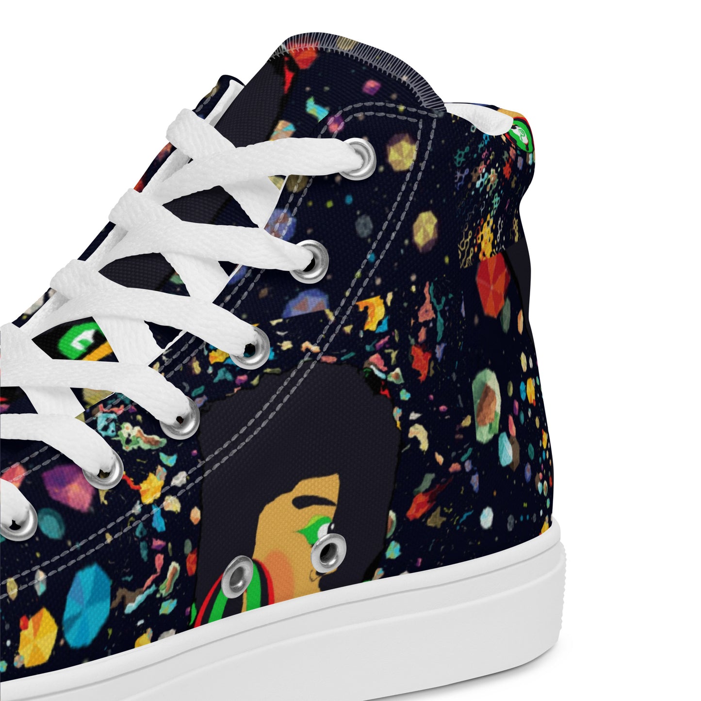 Women’s high top canvas shoes