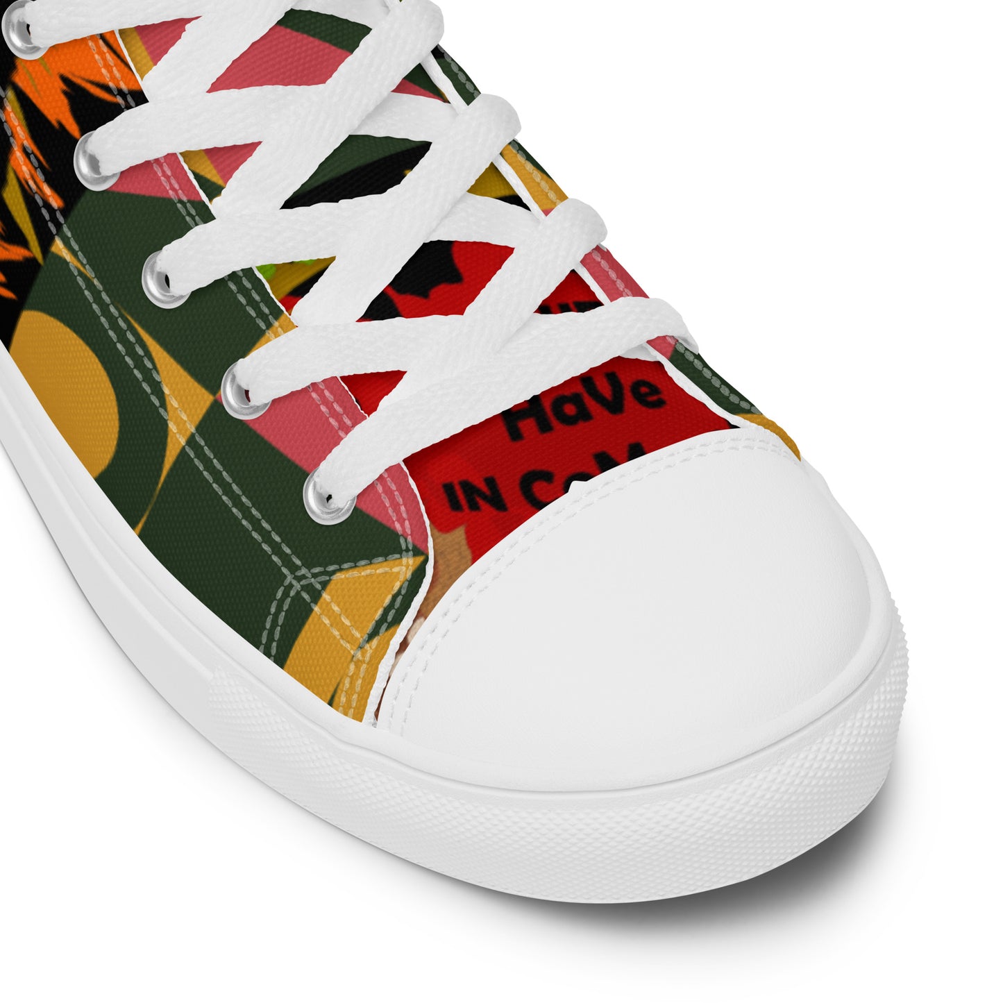 Women’s high top canvas shoes