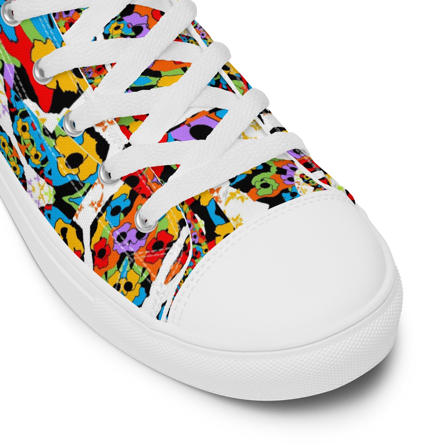 Women’s high top canvas shoes