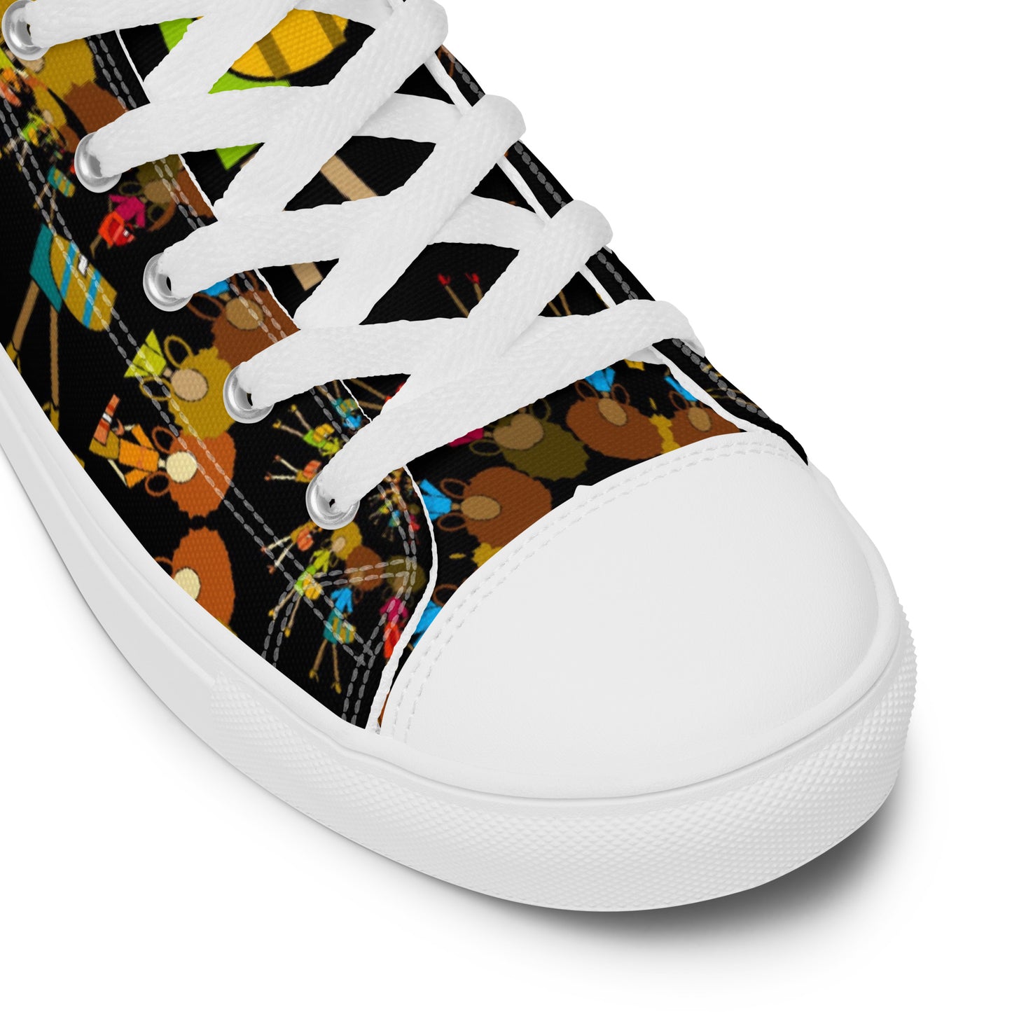 Women’s high top canvas shoes