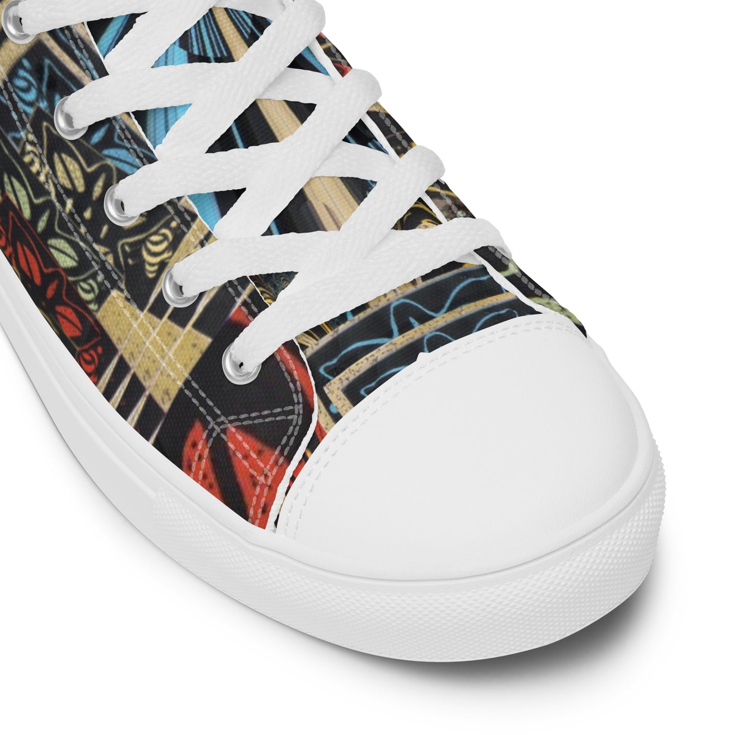 Women’s high top canvas shoes