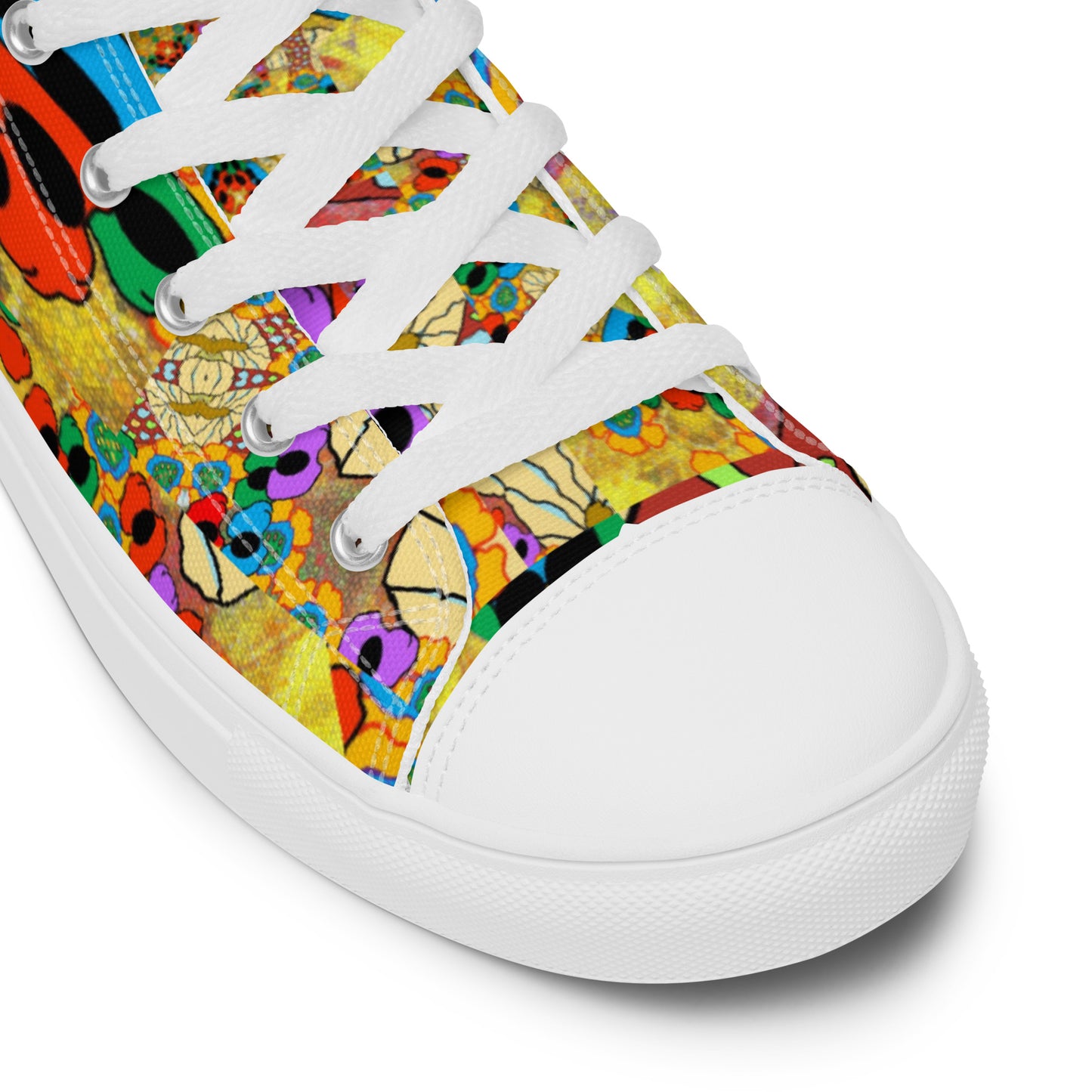 Women’s high top canvas shoes