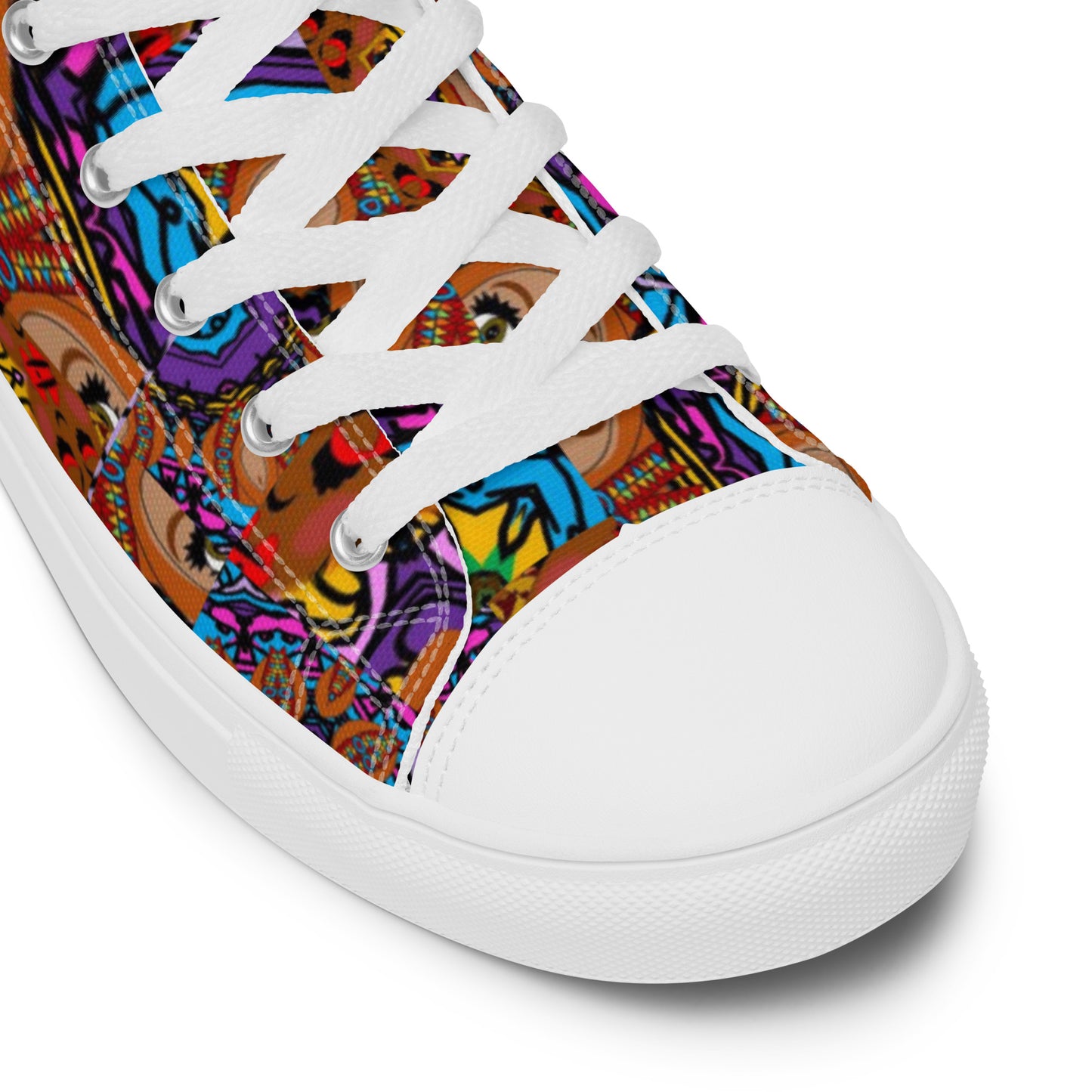 Women’s high top canvas shoes