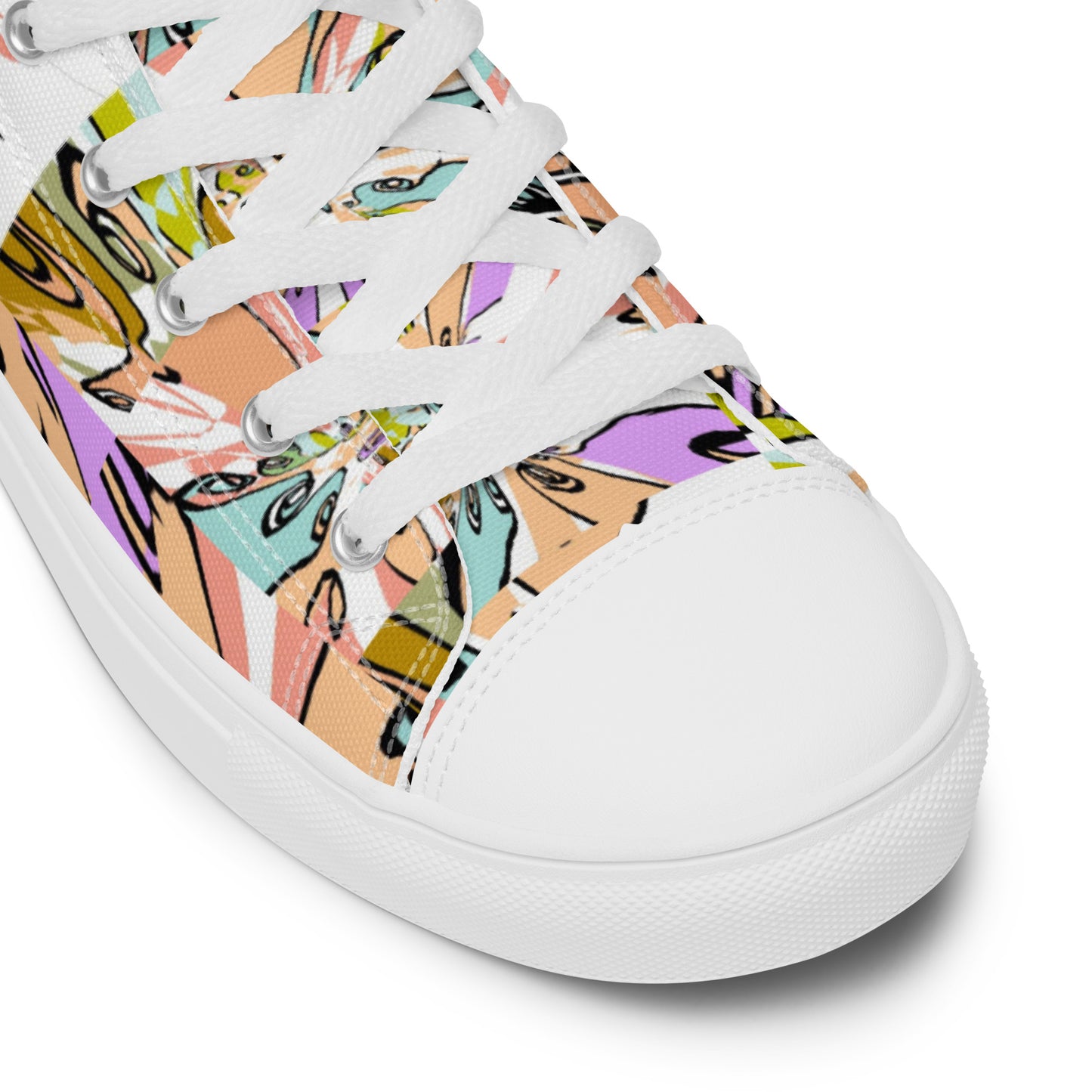 Women’s high top canvas shoes