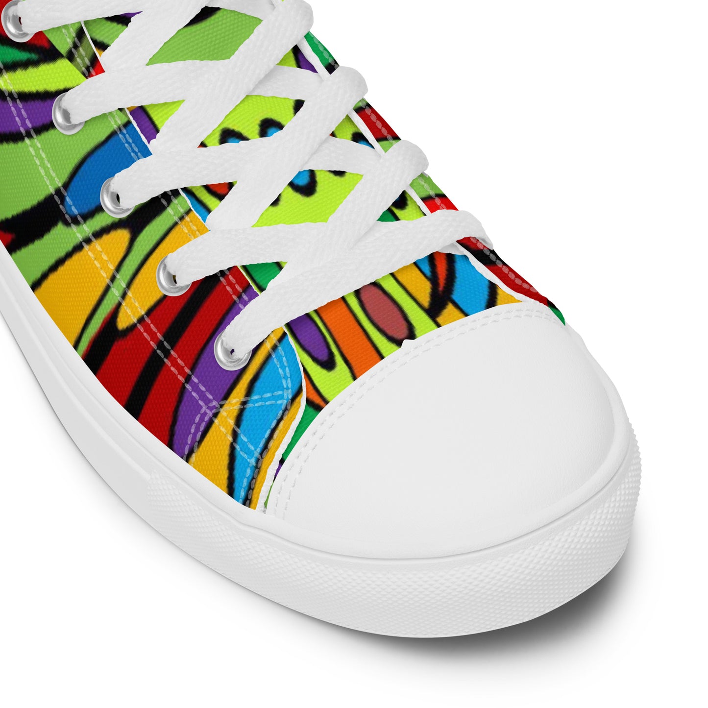 Women’s high top canvas shoes