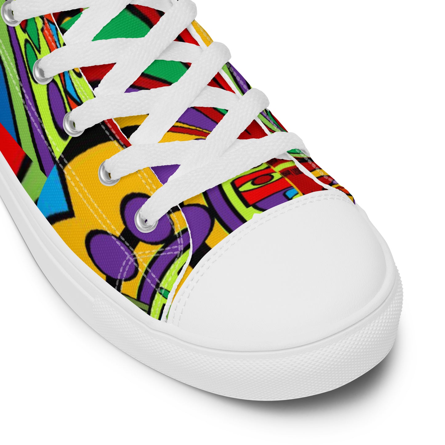 Women’s high top canvas shoes