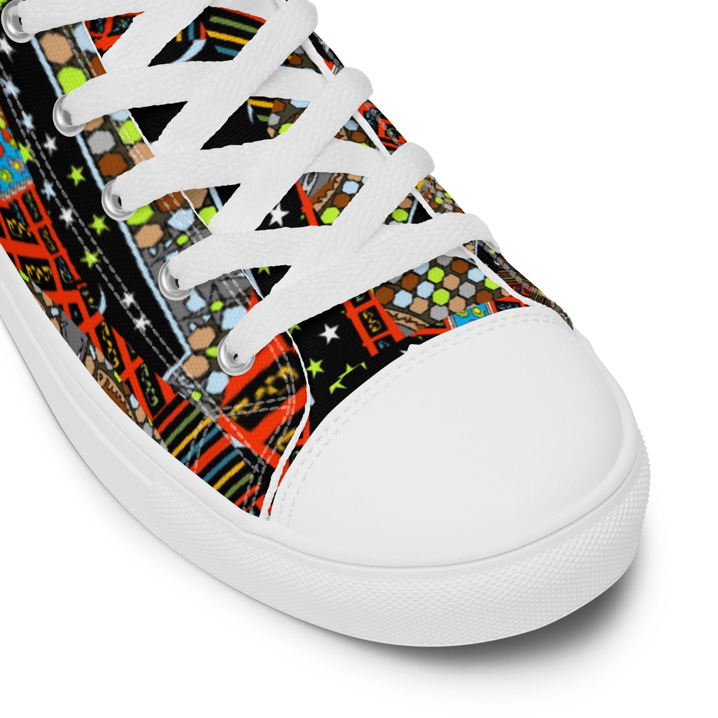 Women’s high top canvas shoes