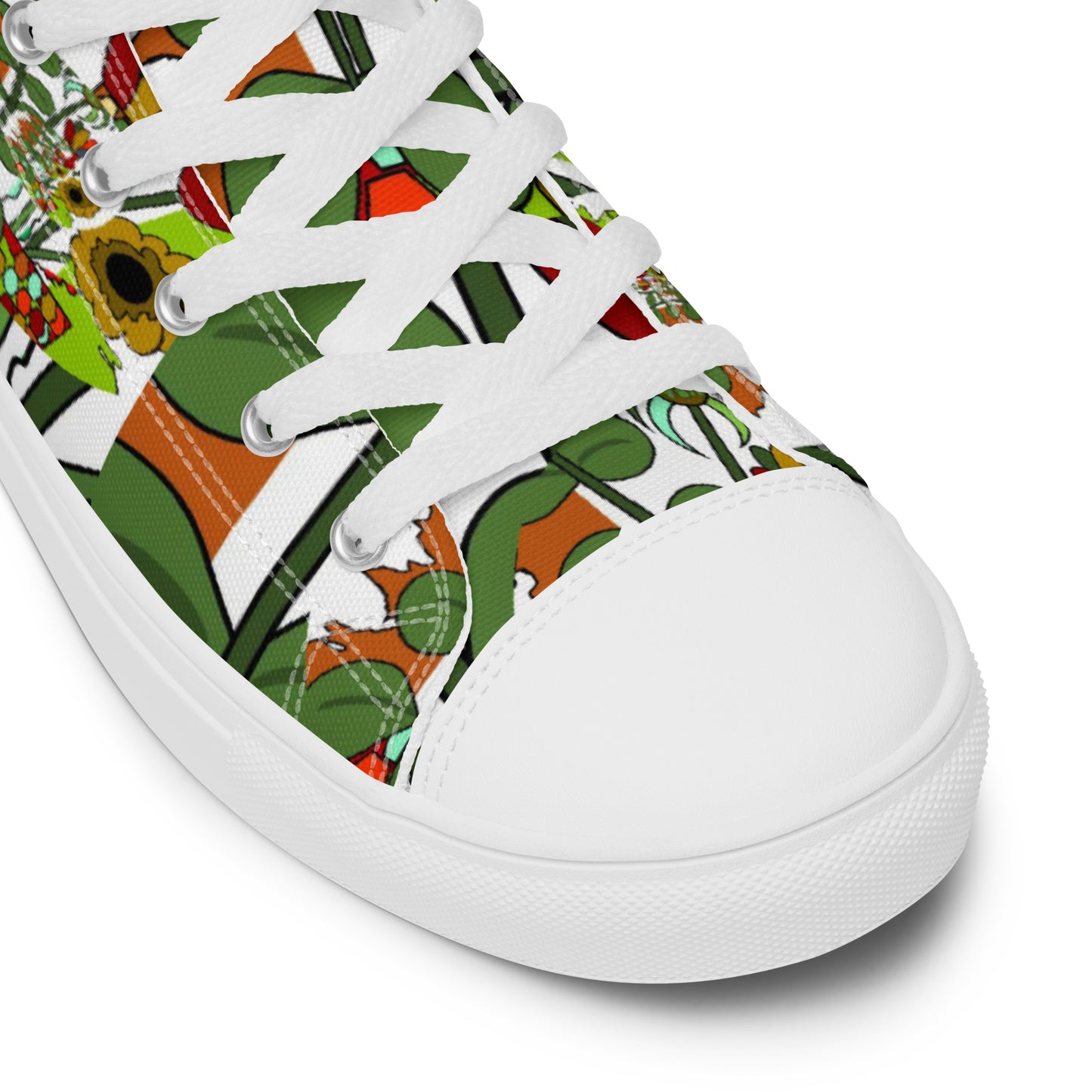 Women’s high top canvas shoes