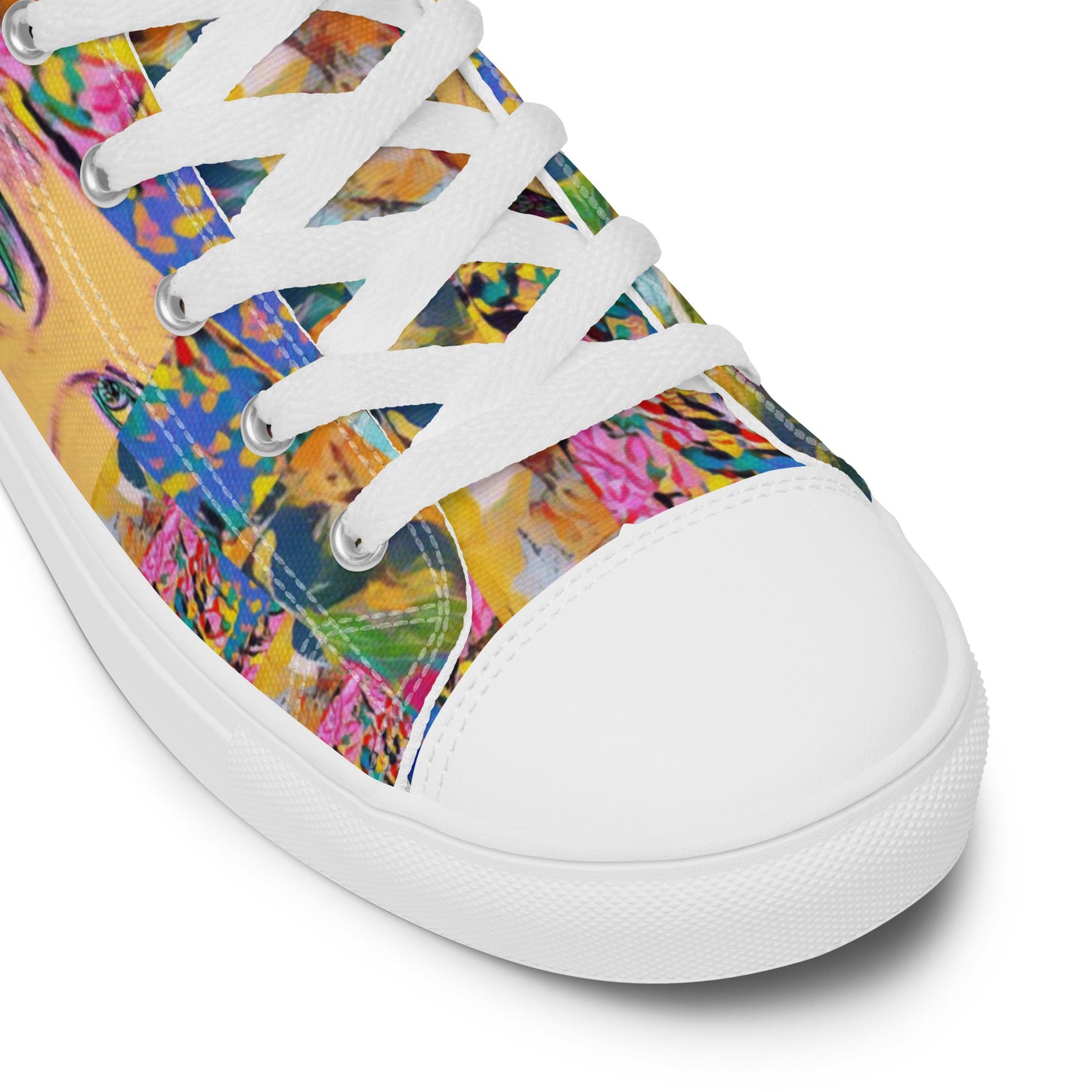 Women’s high top canvas shoes