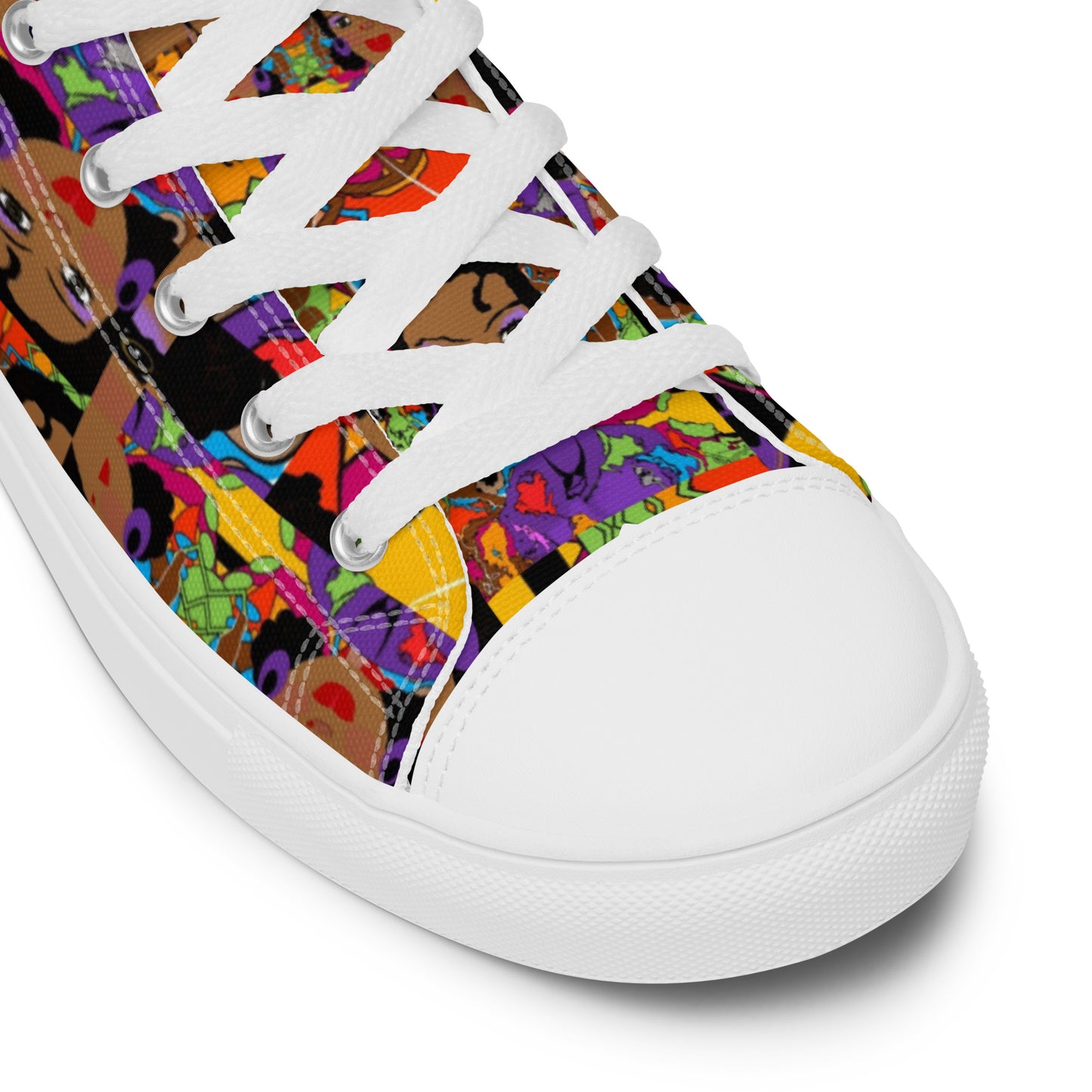 Women’s high top canvas shoes