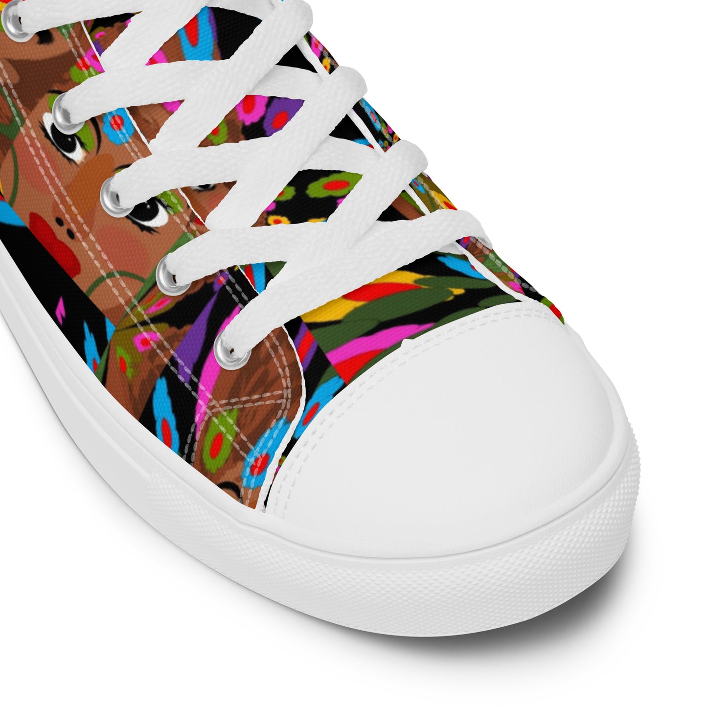 Women’s high top canvas shoes