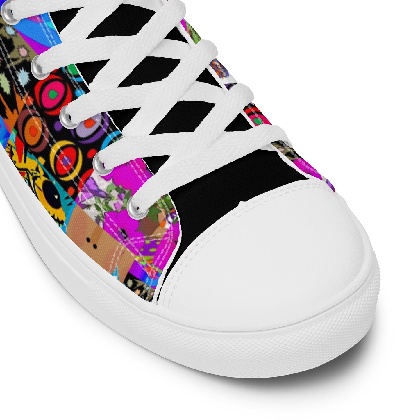 Women’s high top canvas shoes