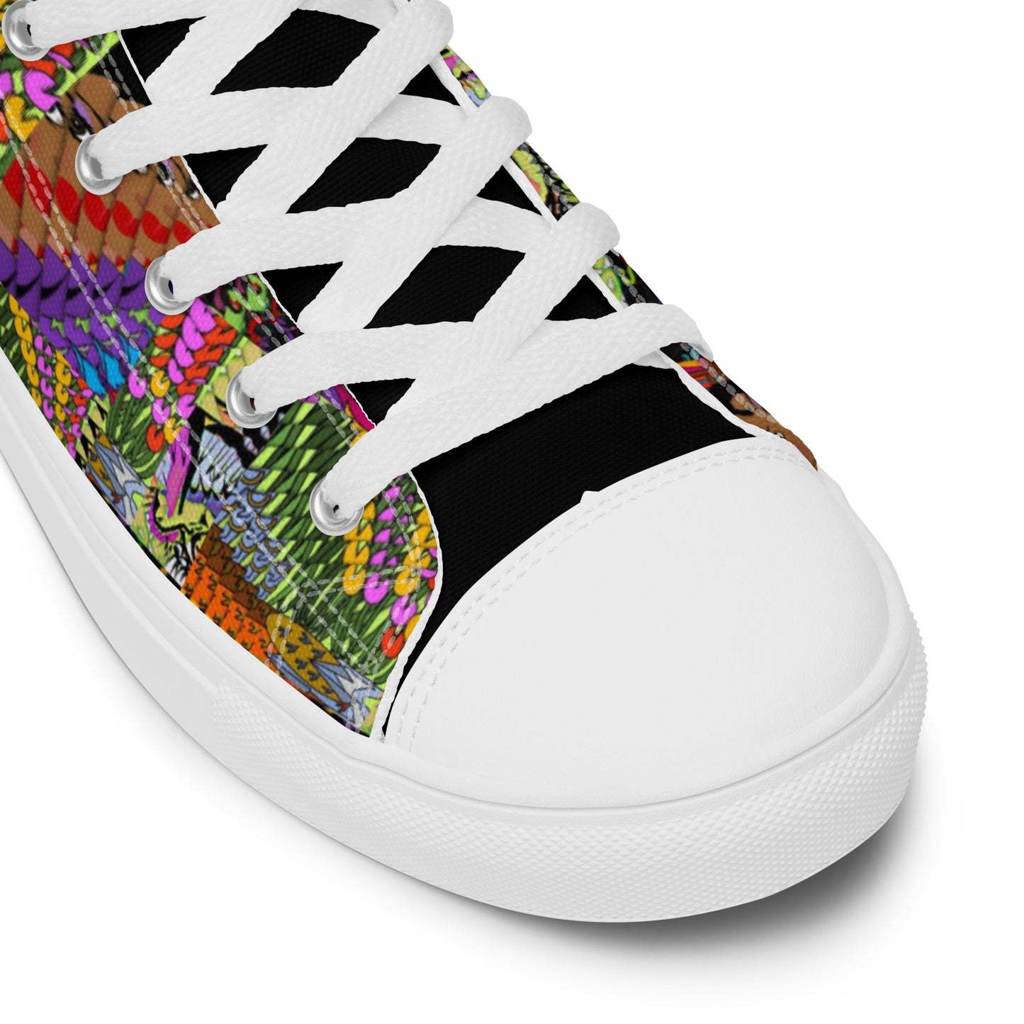 Women’s high top canvas shoes