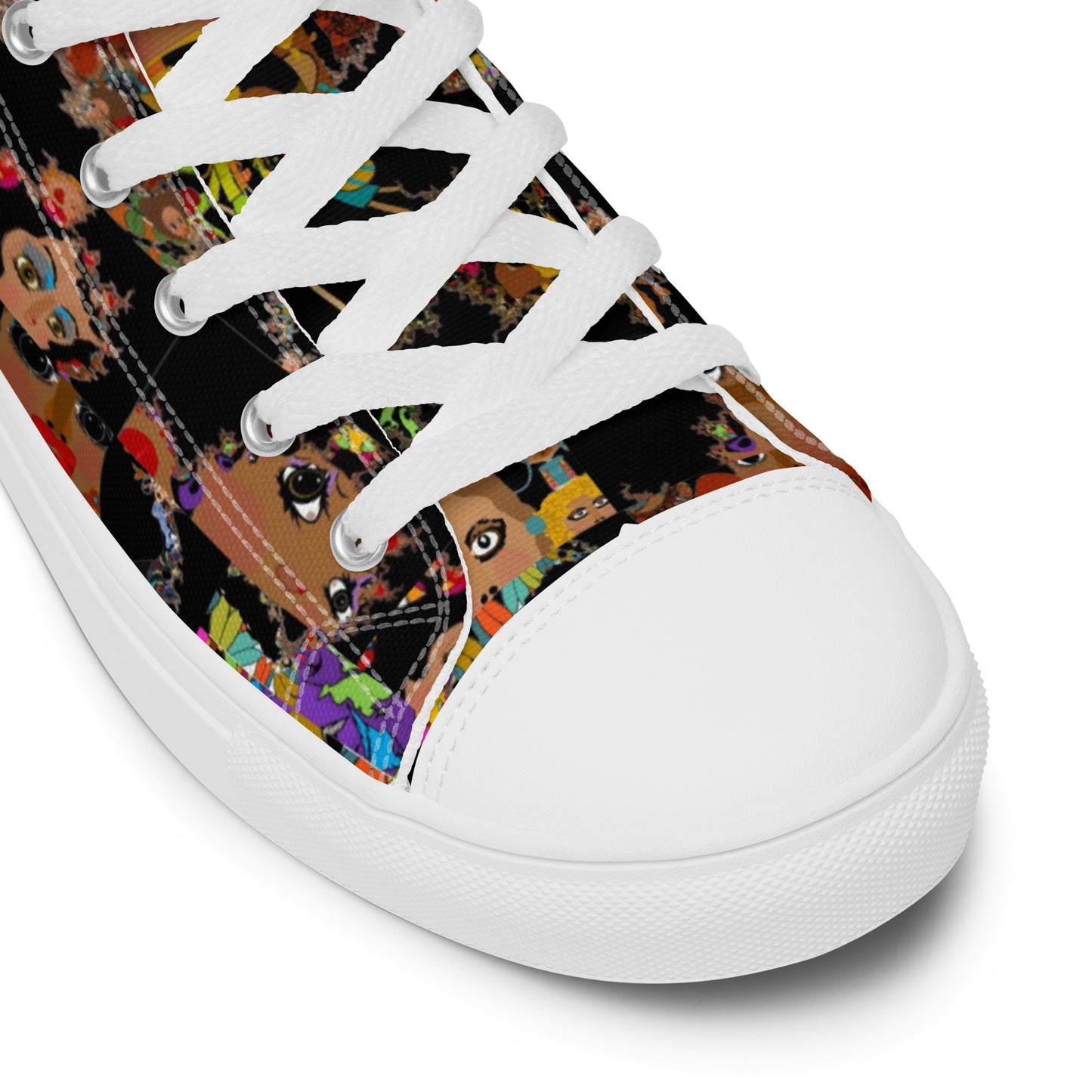 Women’s high top canvas shoes