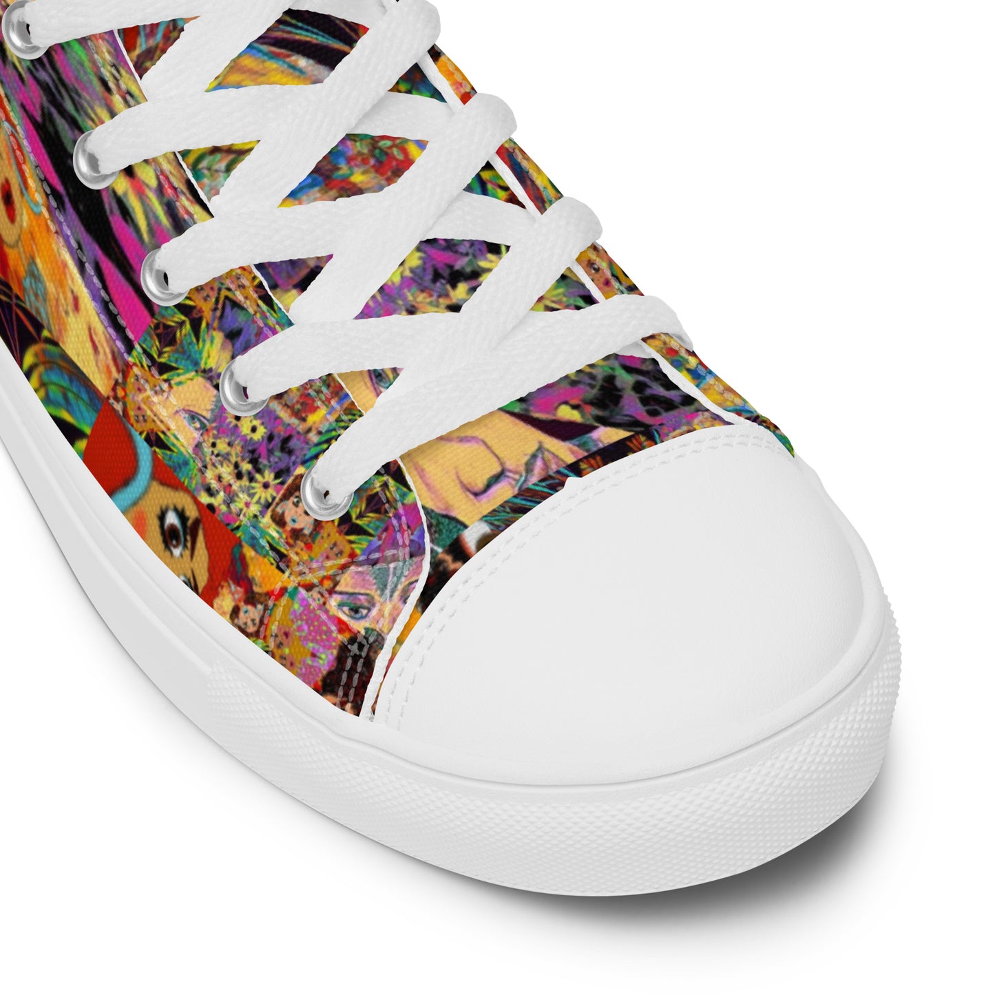 Women’s high top canvas shoes