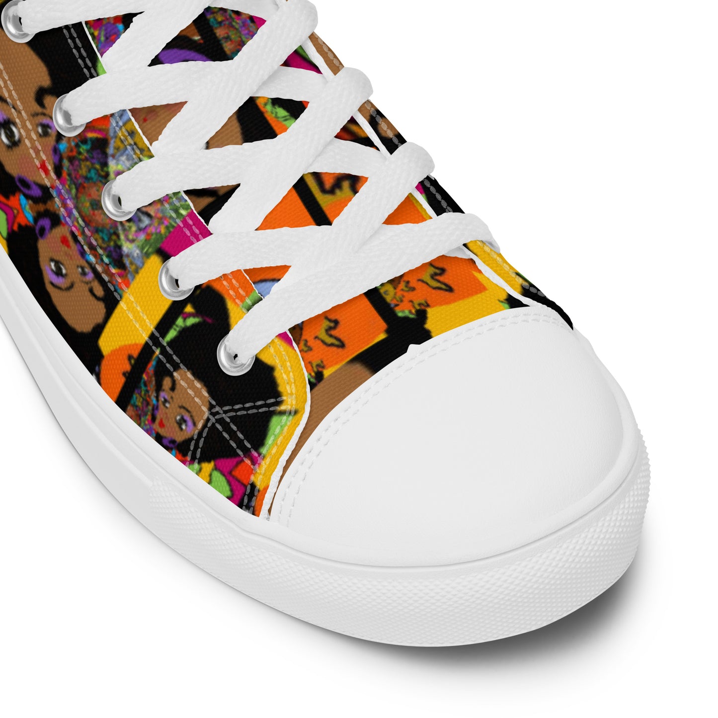 Women’s high top canvas shoes