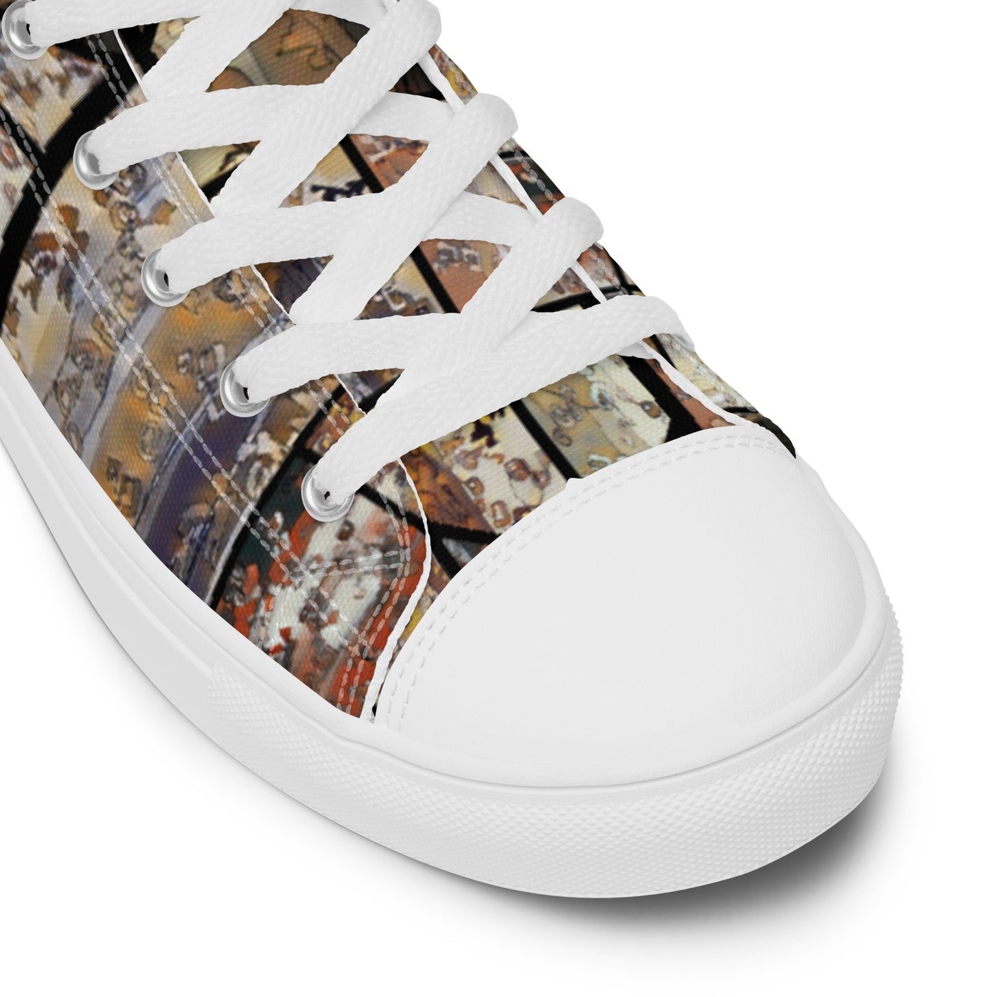 Women’s high top canvas shoes