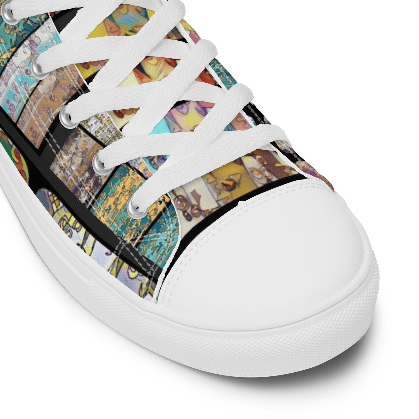 Women’s high top canvas shoes