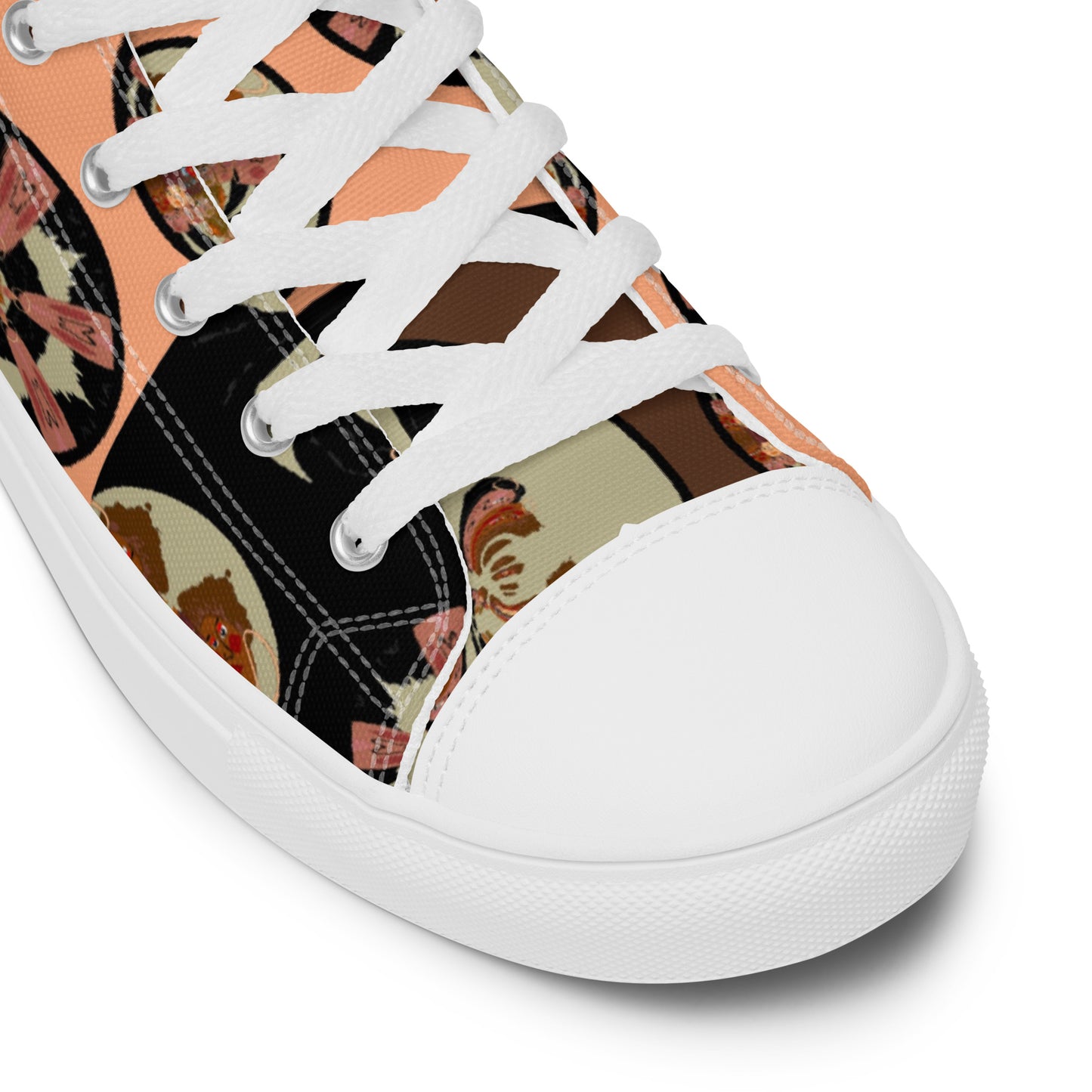 Women’s high top canvas shoes