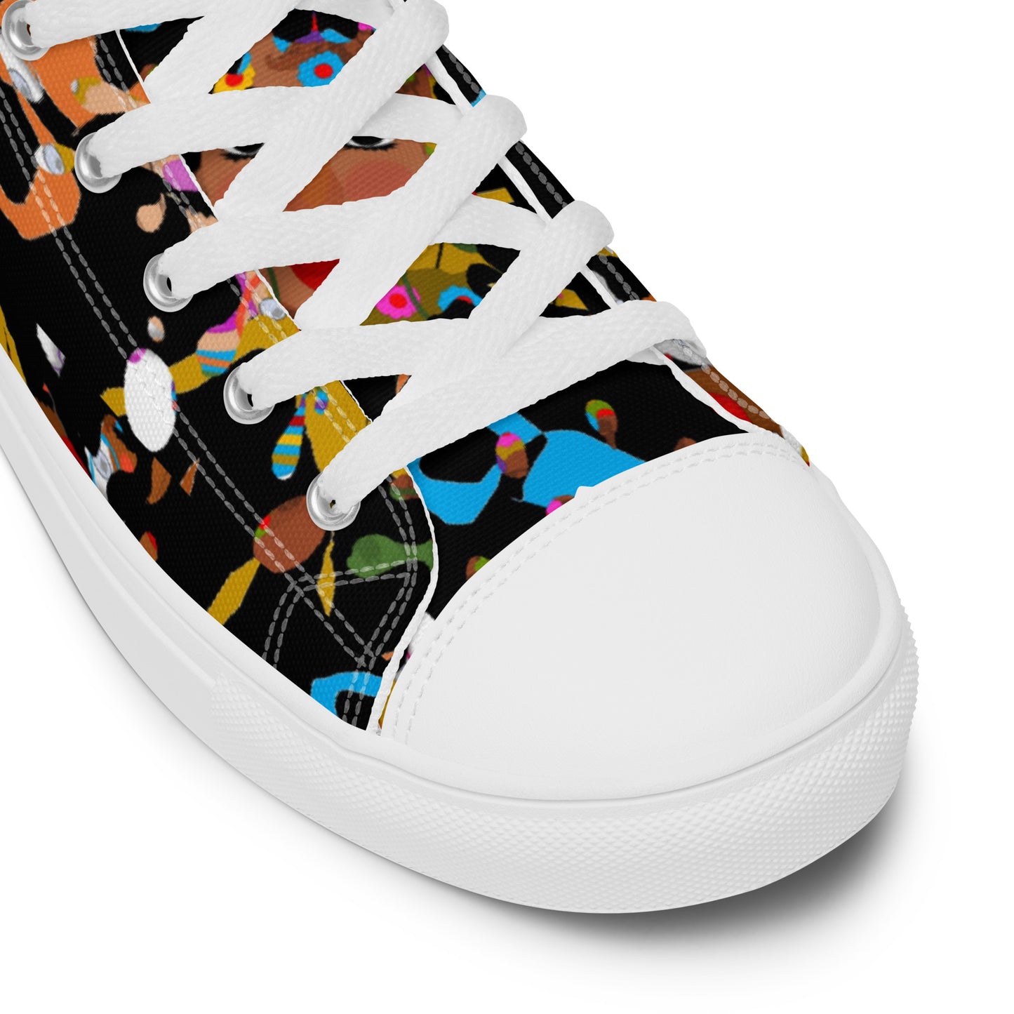 Women’s high top canvas shoes