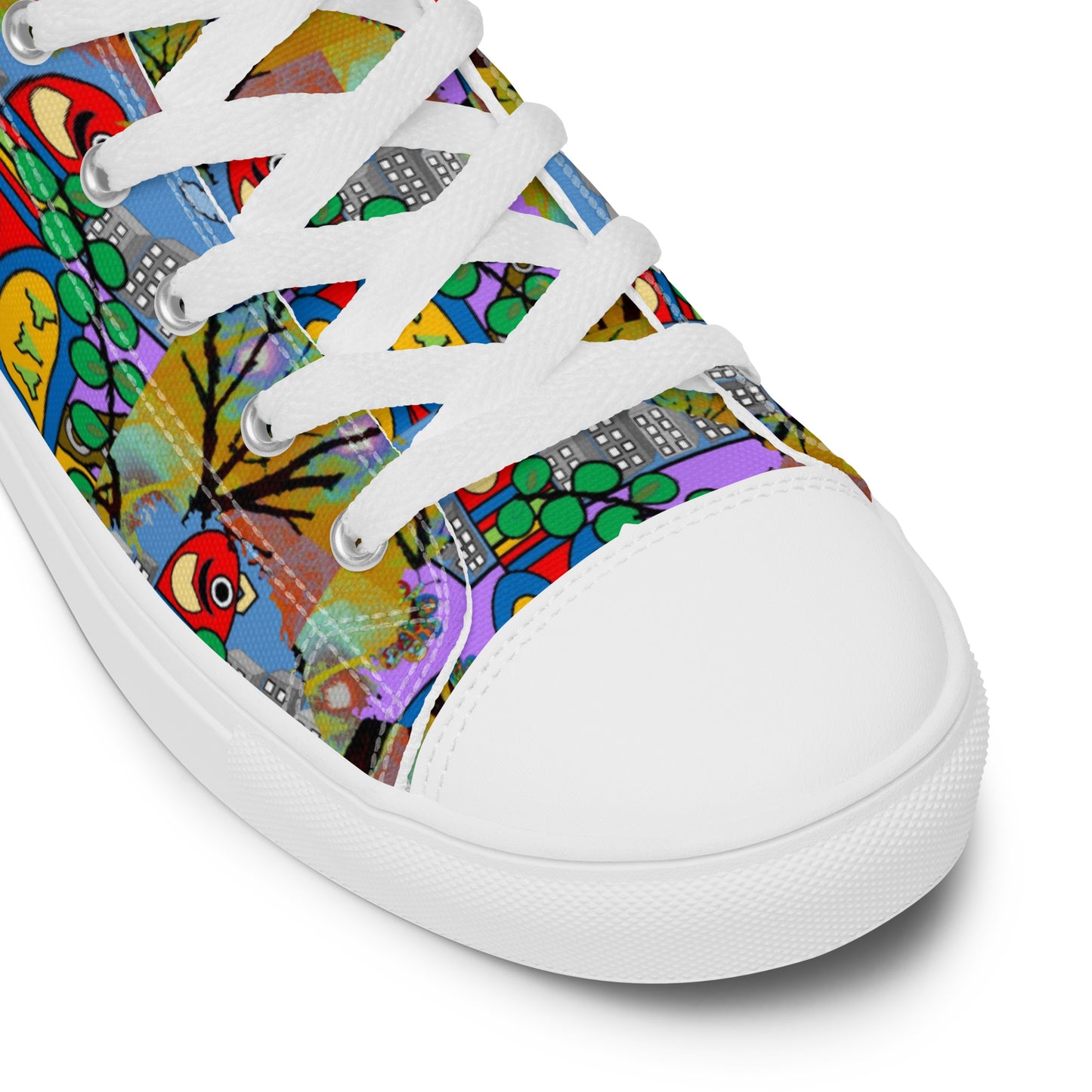 Women’s high top canvas shoes