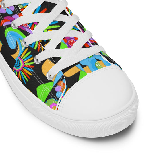 Women’s high top canvas shoes